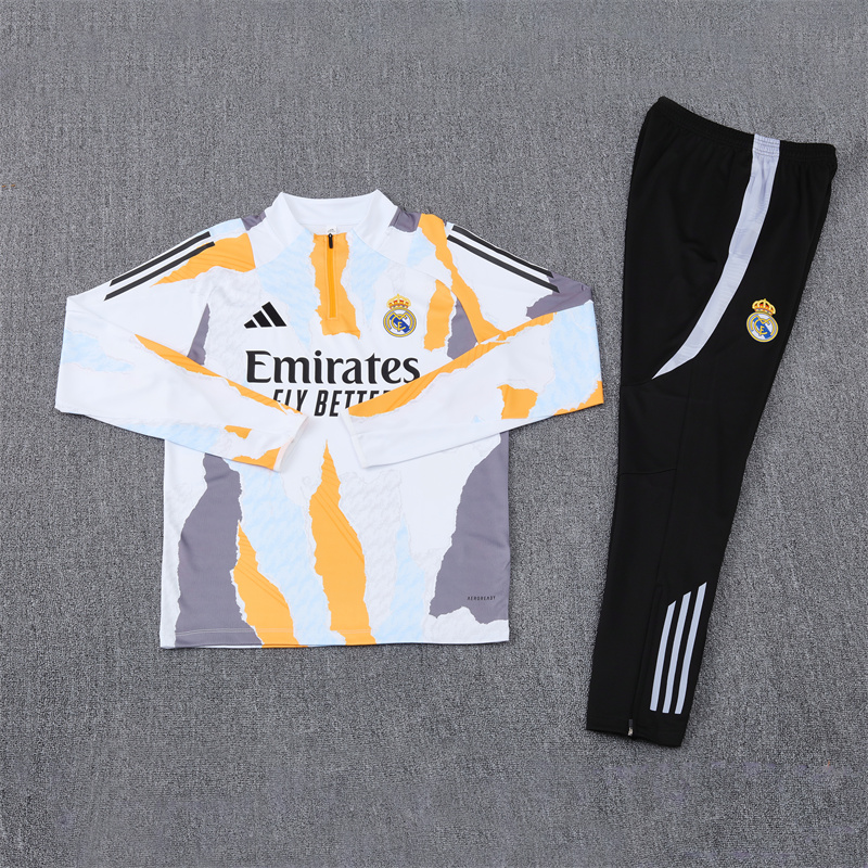 24-25 Real Madrid Training Suit/ 24-25皇马半拉训练服