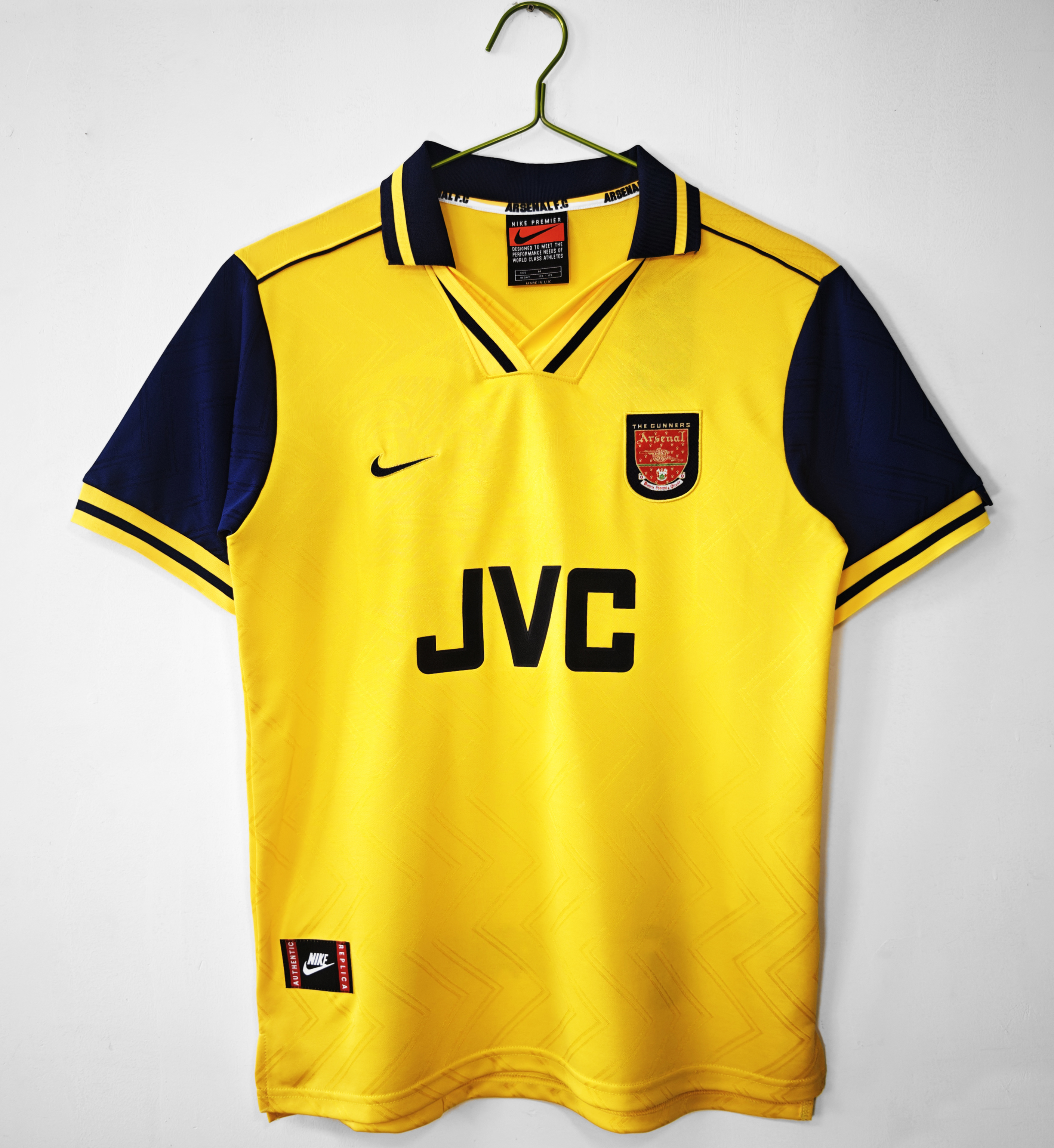 96-97 Arsenal Away Retro Jersey/96-97阿森纳客场