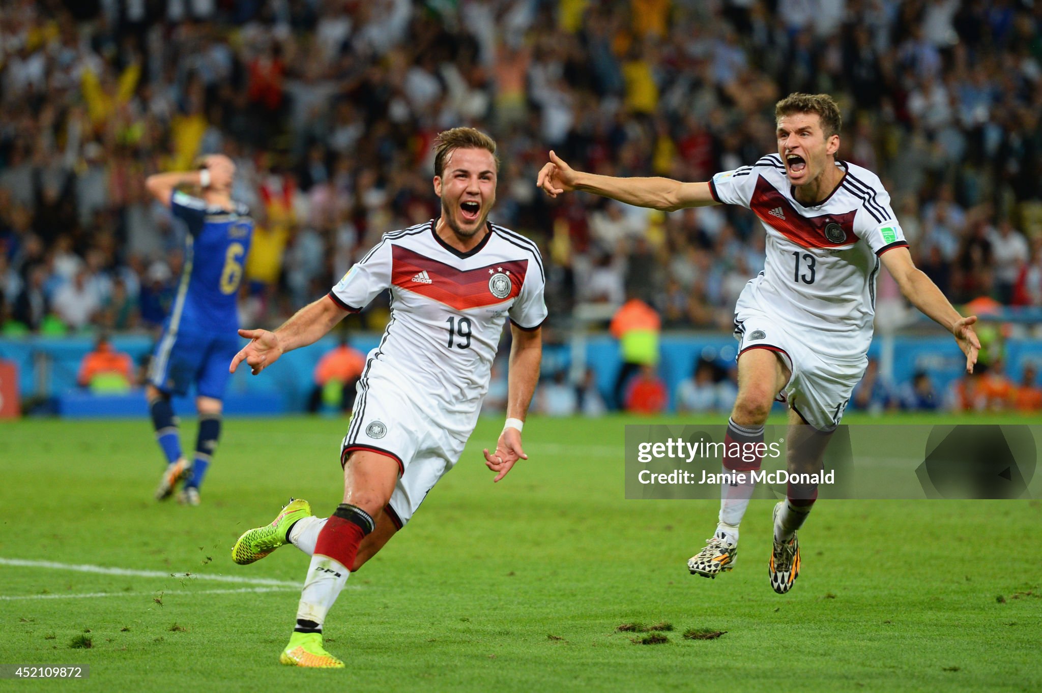 2014 Germany Home Retro Long Sleeve Player Jersey/2014 德国主场球员长袖