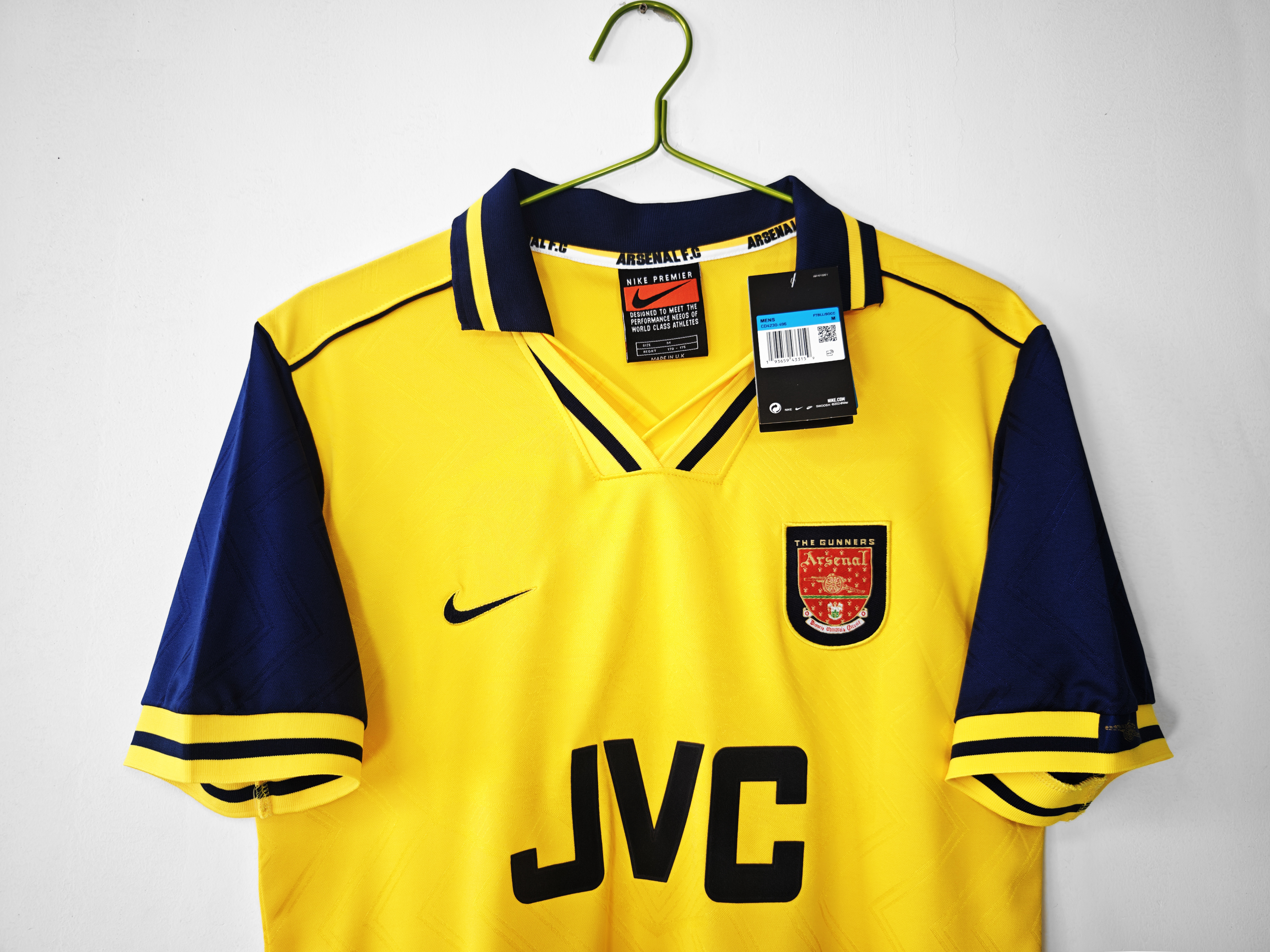 96-97 Arsenal Away Retro Jersey/96-97阿森纳客场