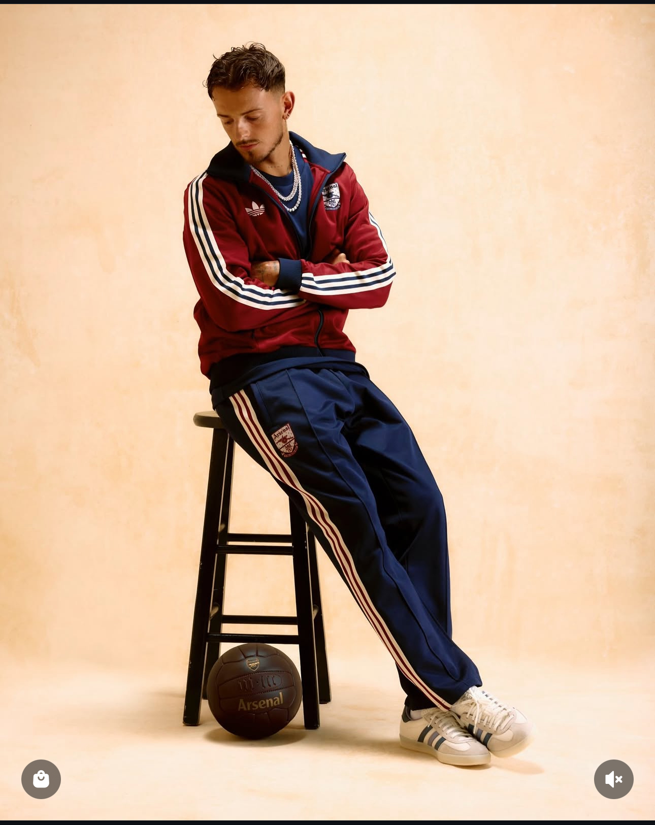 24-25 Arsenal Red Retro Jacket Suit/ 24-25 阿森纳红色复古夹克套装