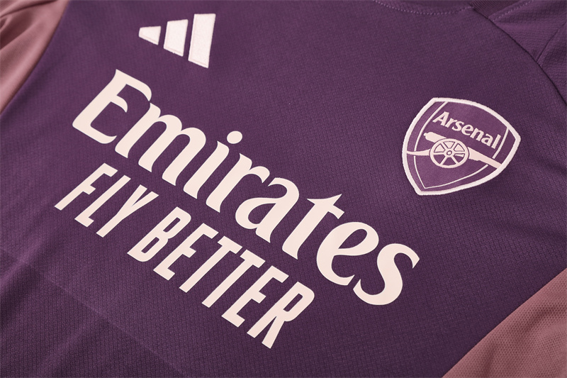 24-25 Arsenal Short Sleeve Training Suit/ 24-25阿森纳短袖训练服