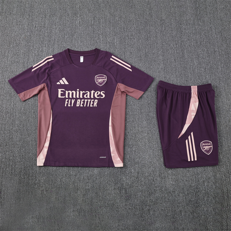 24-25 Arsenal Short Sleeve Training Suit/ 24-25阿森纳短袖训练服