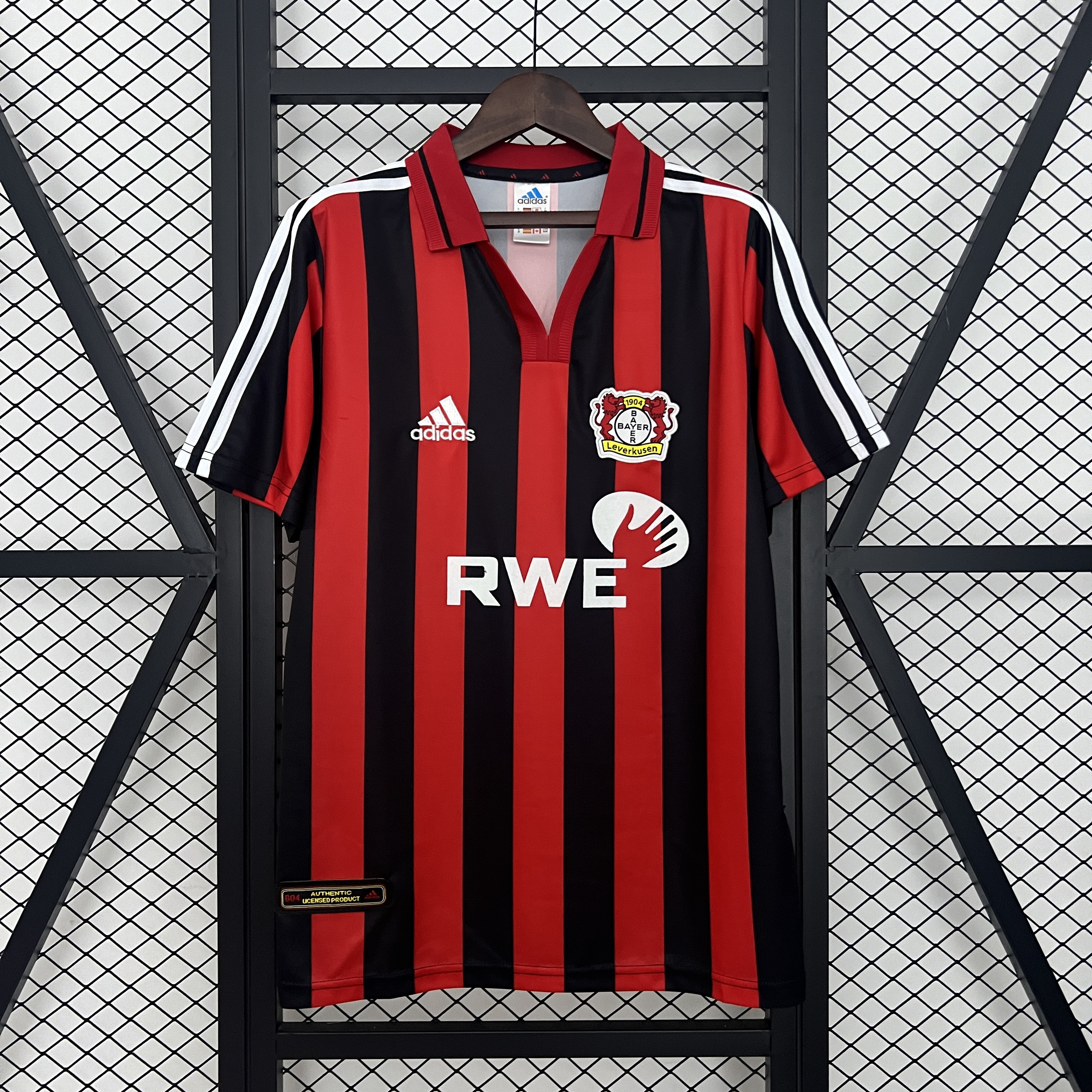 01-02 Leverkusen Home  Retro Jersey/01-02 勒沃库森主场复古
