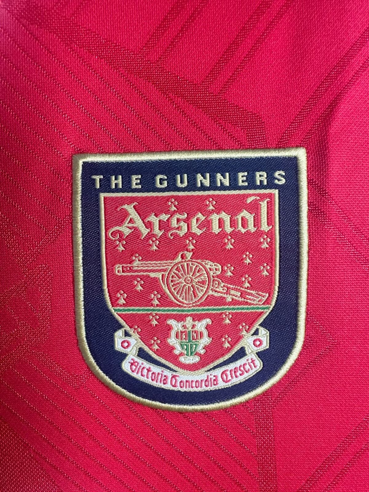 96-97 Arsenal Home Long Sleeve Retro Jersey/96-97阿森纳主场长袖