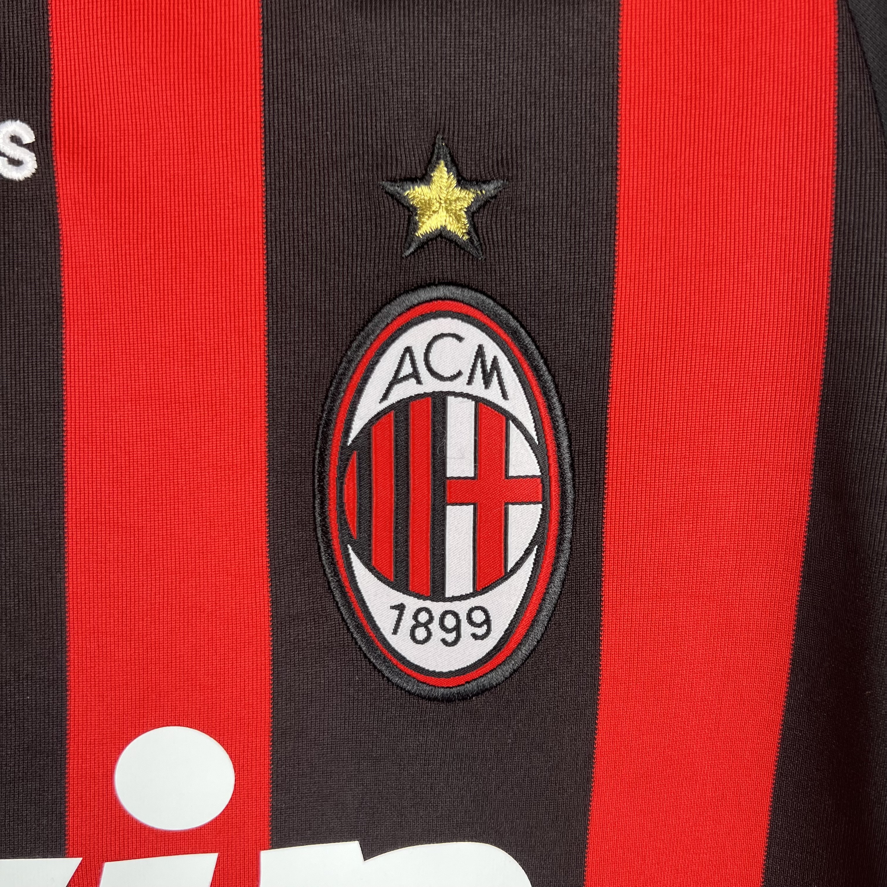 08-09 AC Milan Home Retro Long Sleeve Jersey/ 08-09 AC米兰主场长袖