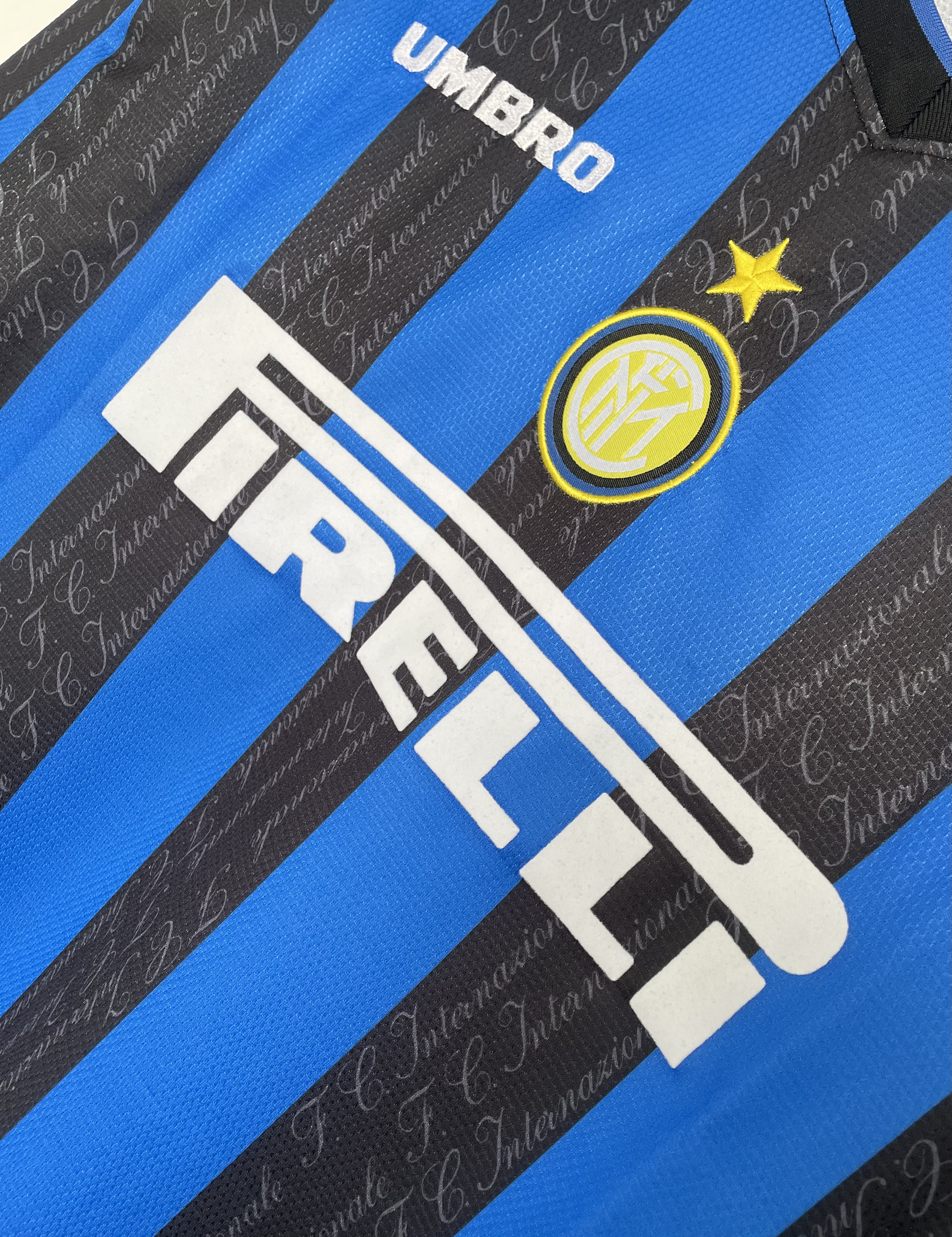 97-98 Inter Milan Home Retro Long Sleeve Jersey/ 97-98国米主场长袖