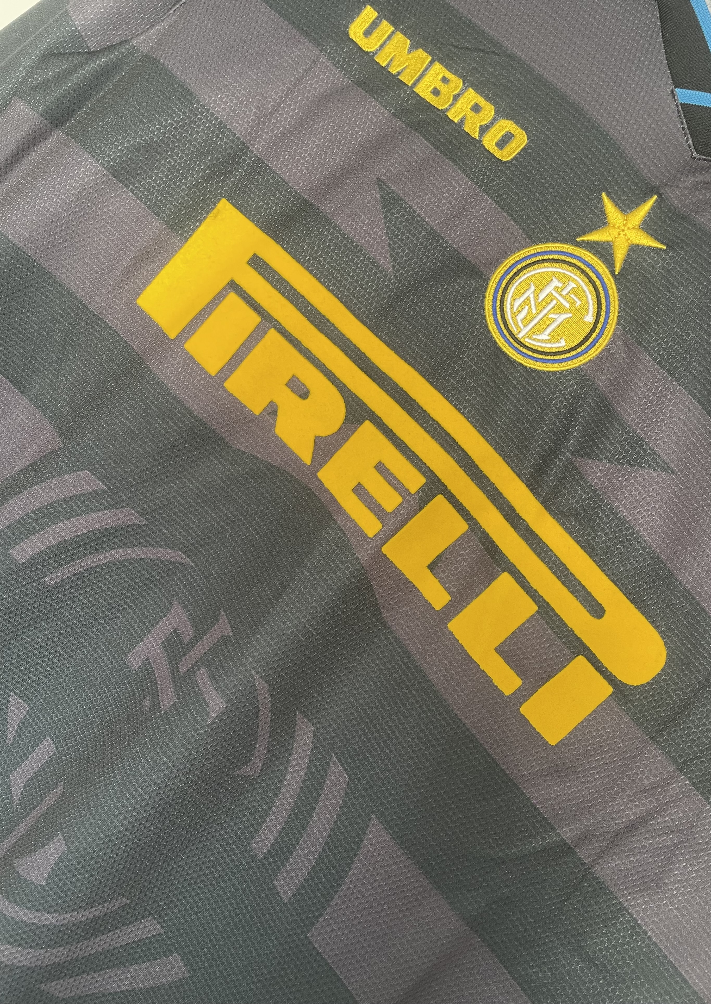 97-98 Inter Milan Third Retro Long Sleeve Jersey/ 97-98国米第二客场长袖