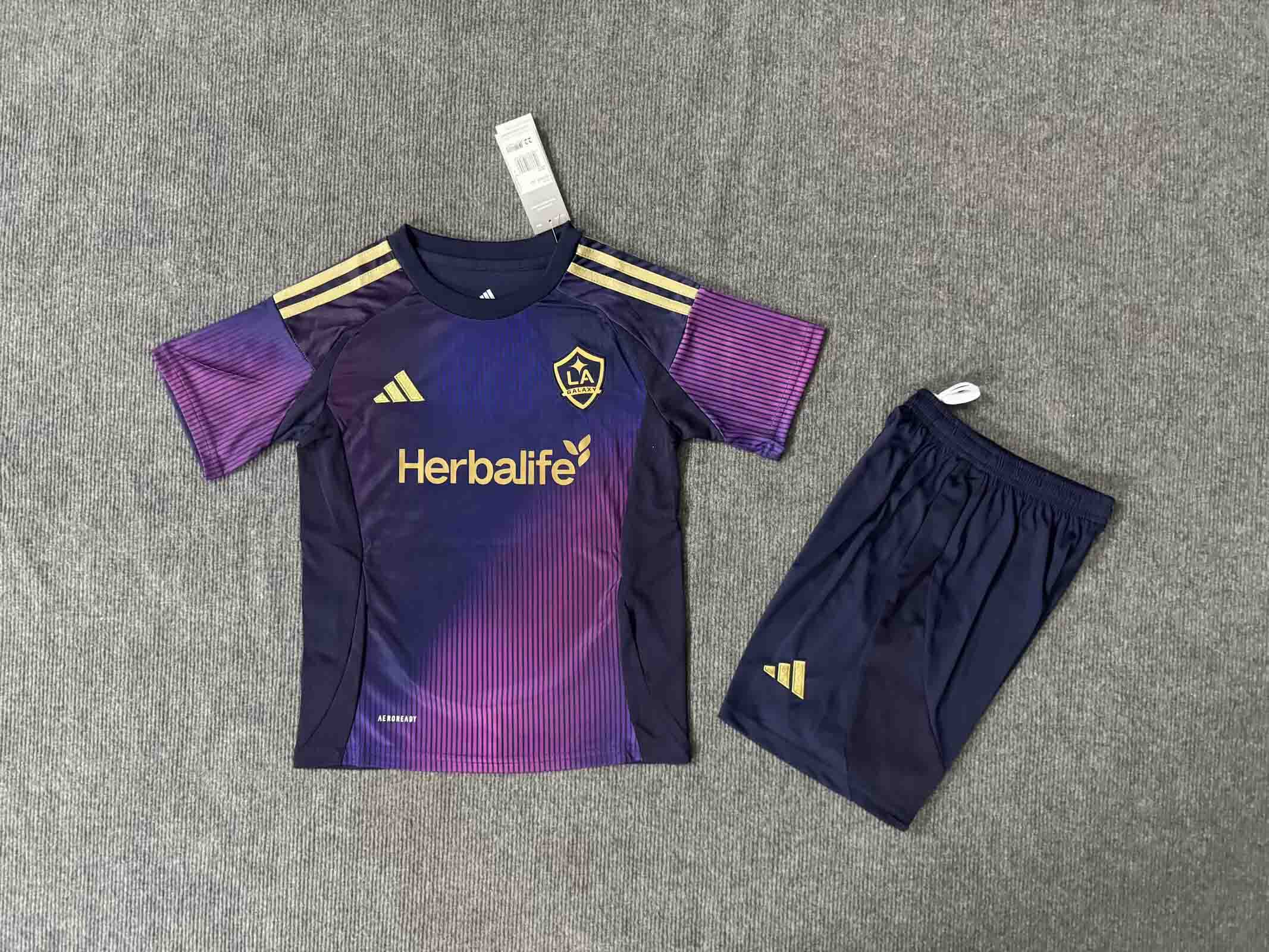 25-26 LA Galaxy Away Kids Kit/25-26洛杉矶银河客场童装