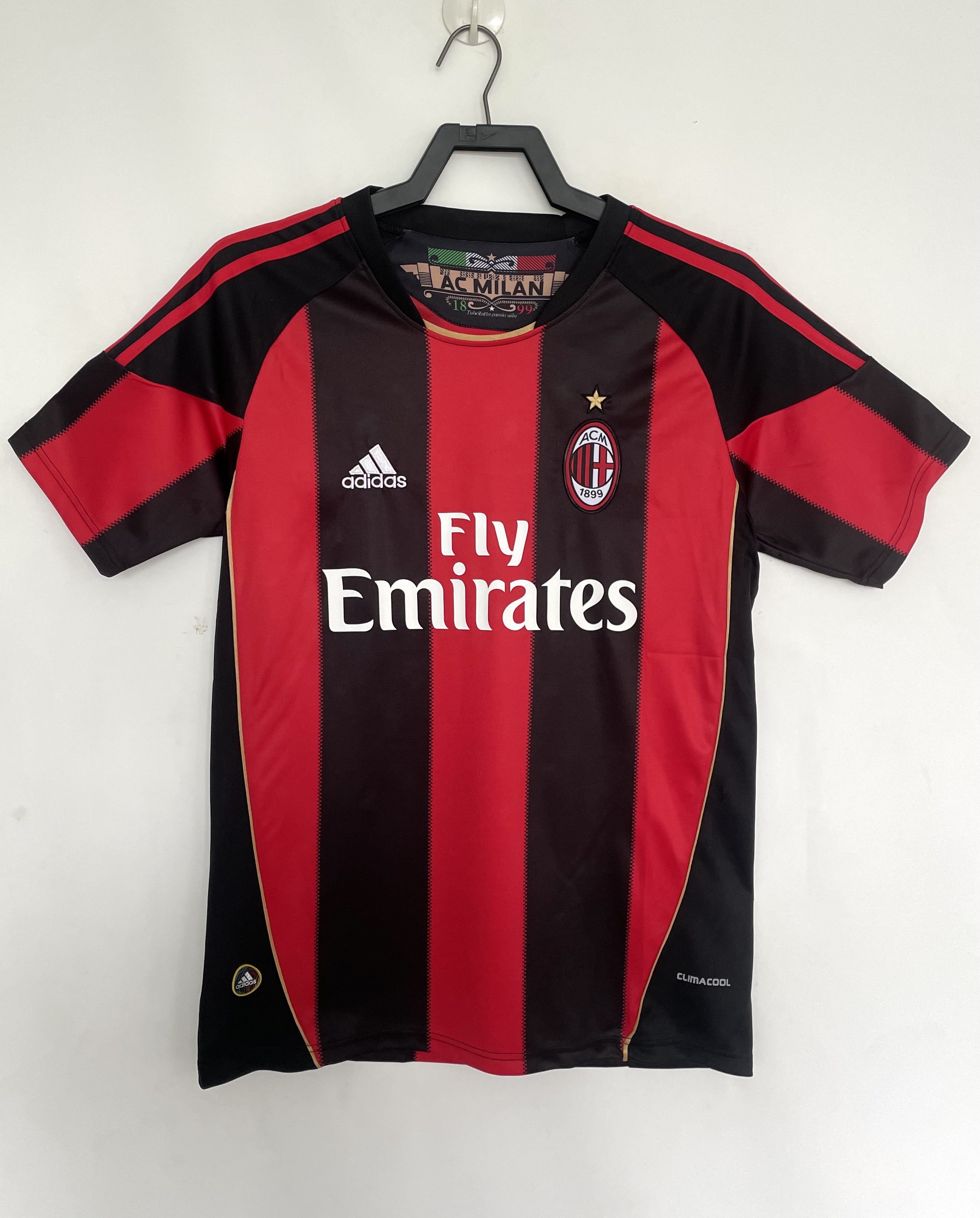 10-11 AC Milan Home Retro Fans Jersey/10-11 AC米兰主场
