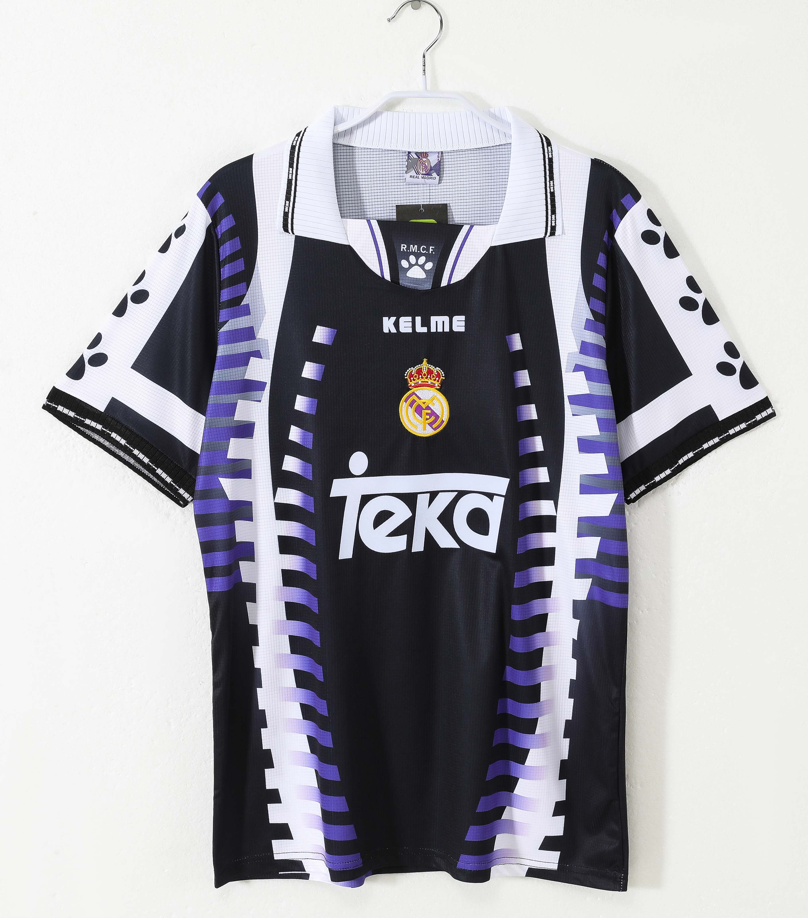 97-98 Real Madrid Third Retro Jersey/97-98皇马第二客场