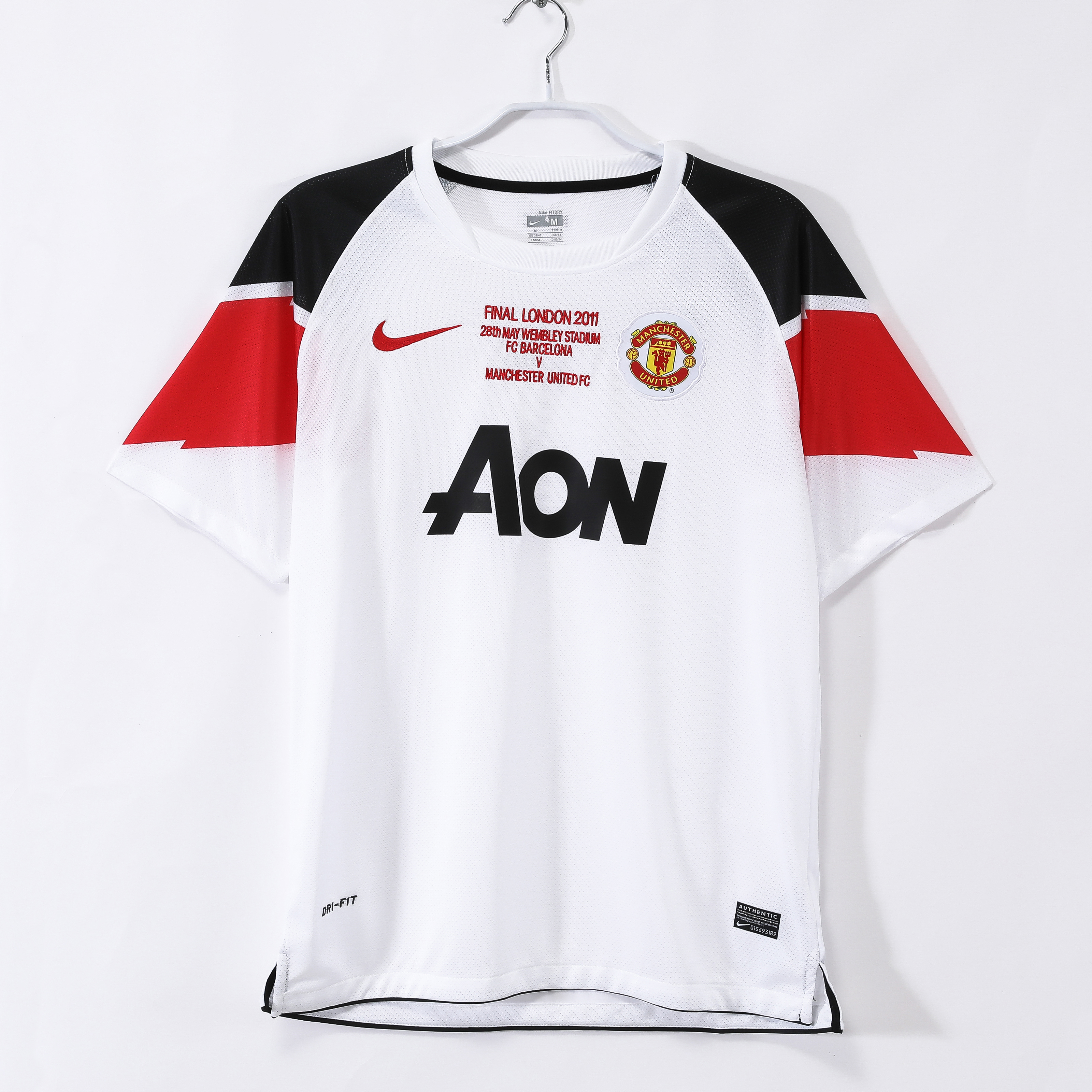 10-11 Manchester United Away Champions League Retro Jersey/10-11曼联客场,欧冠版