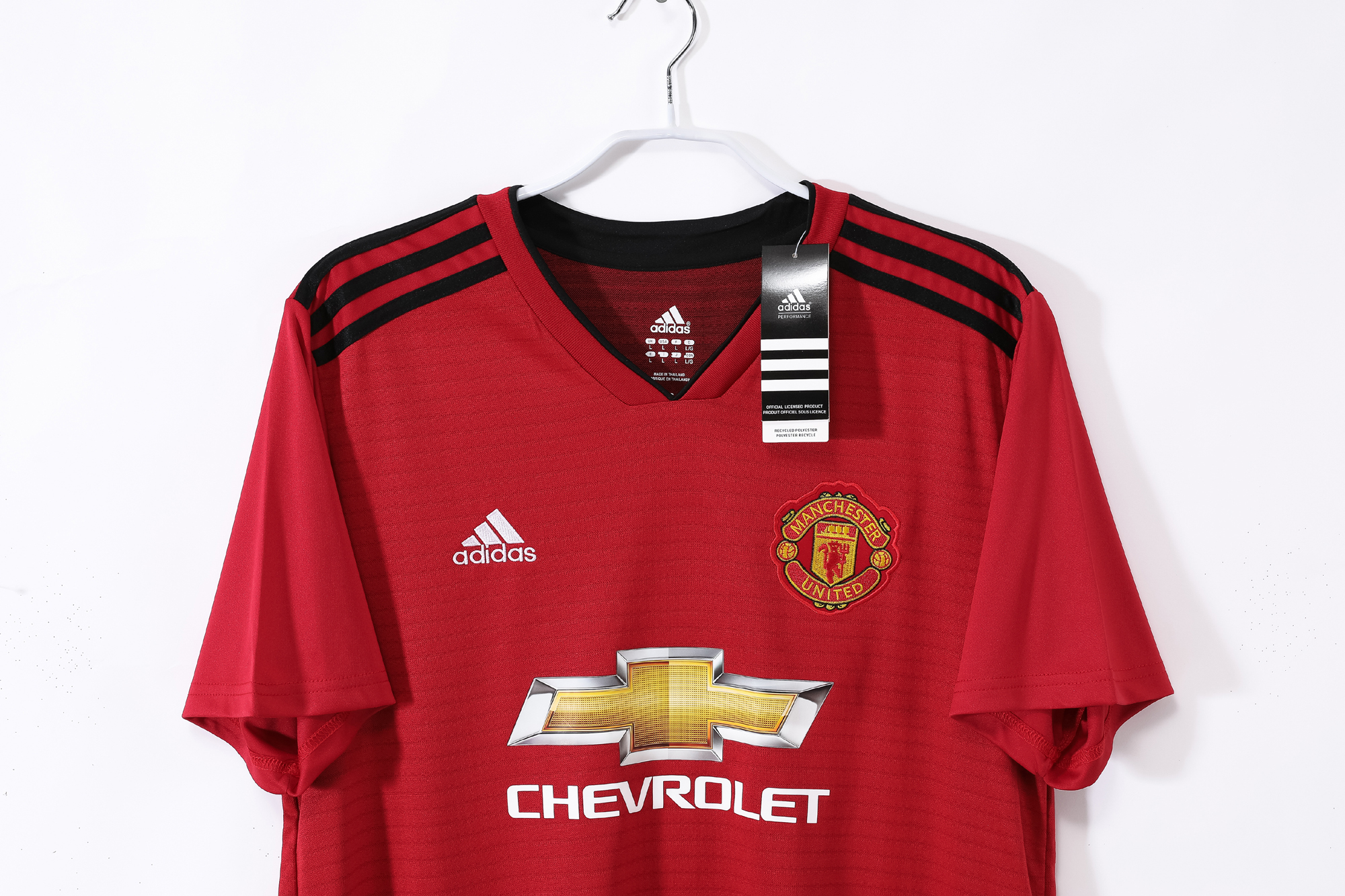 18-19 Manchester United Home Red Retro Jersey/18-19曼联主场