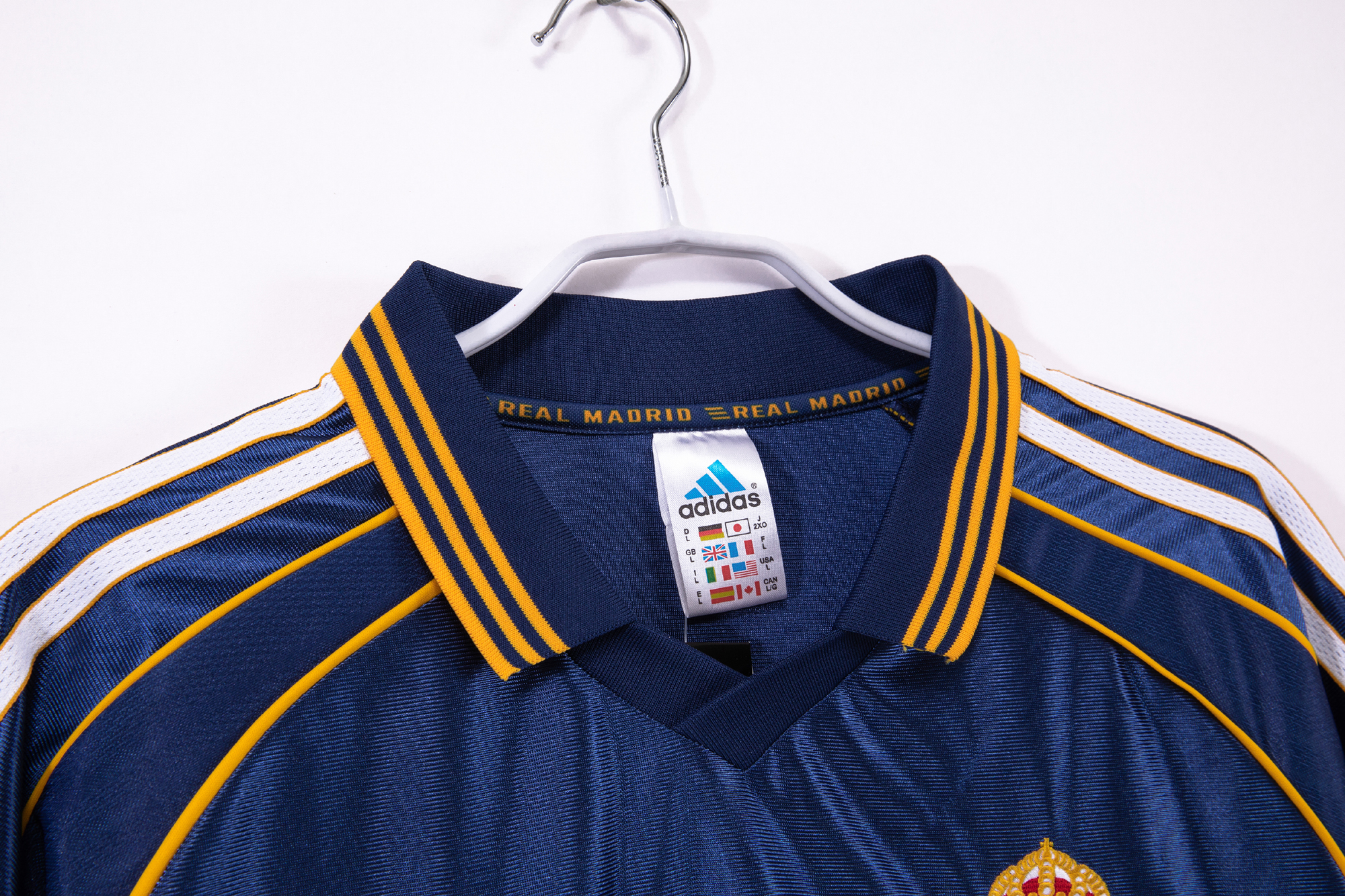 1998-00 Real Madrid Away Retro Jersey/ 98-00 皇马客场复古