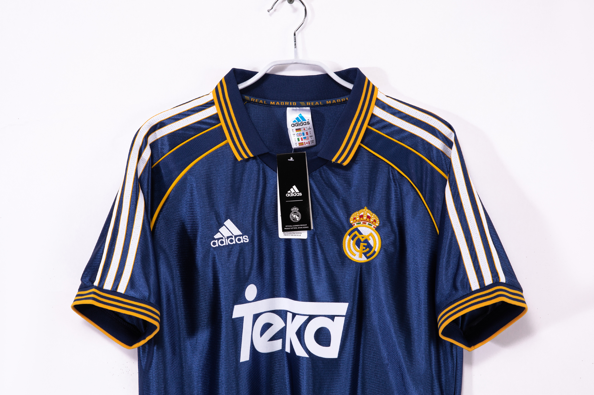 1998-00 Real Madrid Away Retro Jersey/ 98-00 皇马客场复古