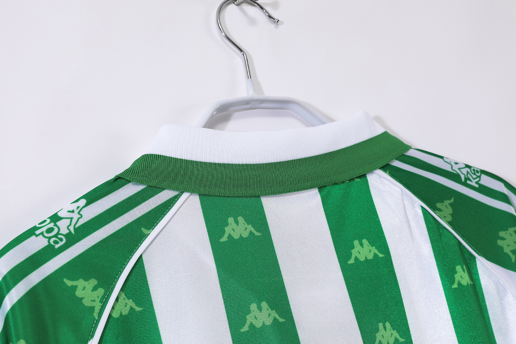 95-97 Real Betis Home Retro Jersey with Chest advertisement/95-97贝蒂斯主场(带胸前广告)