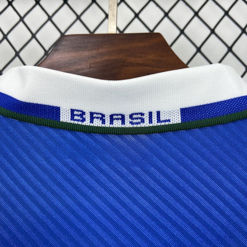 1994 Brazil Away Blue Retro Jersey/1994巴西客场