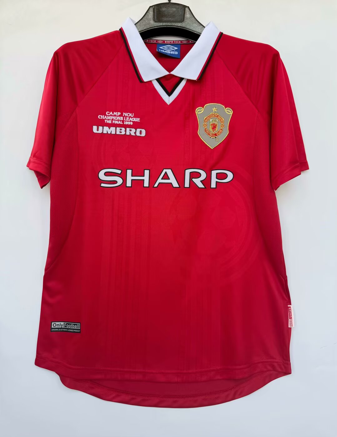 99-00 Manchester United Home Champions League Retro Jersey/99-00曼联主场,欧冠版