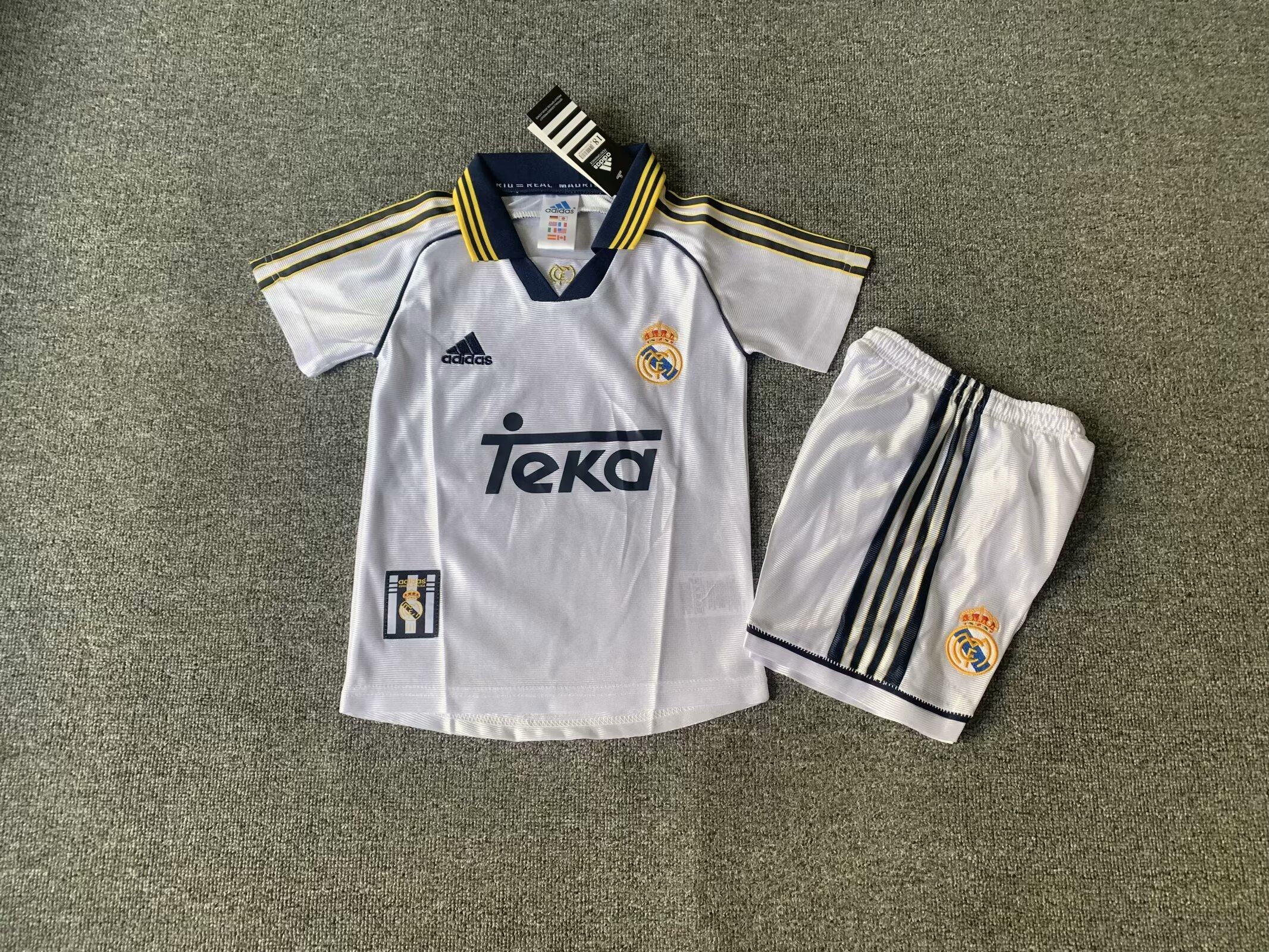 98-00 Real Madrid Home Kid Kit/98-00皇马主场童装
