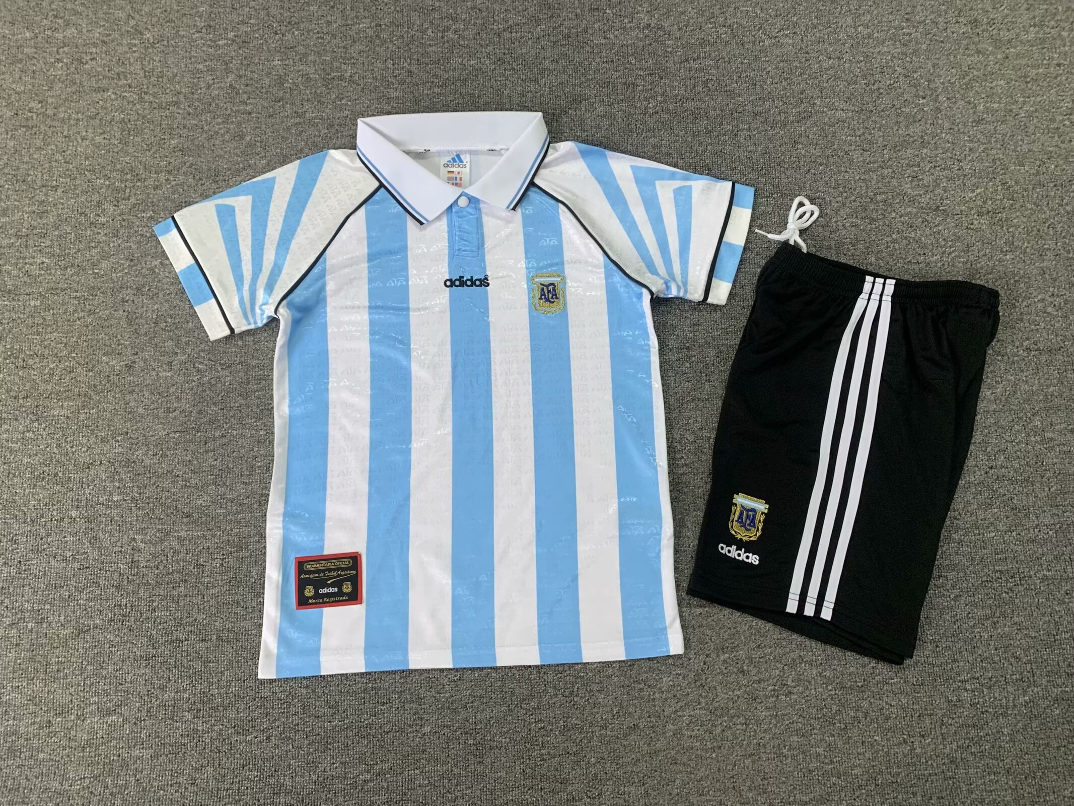 1996 Argentina Home Kid Kit/1996阿根廷主场童装