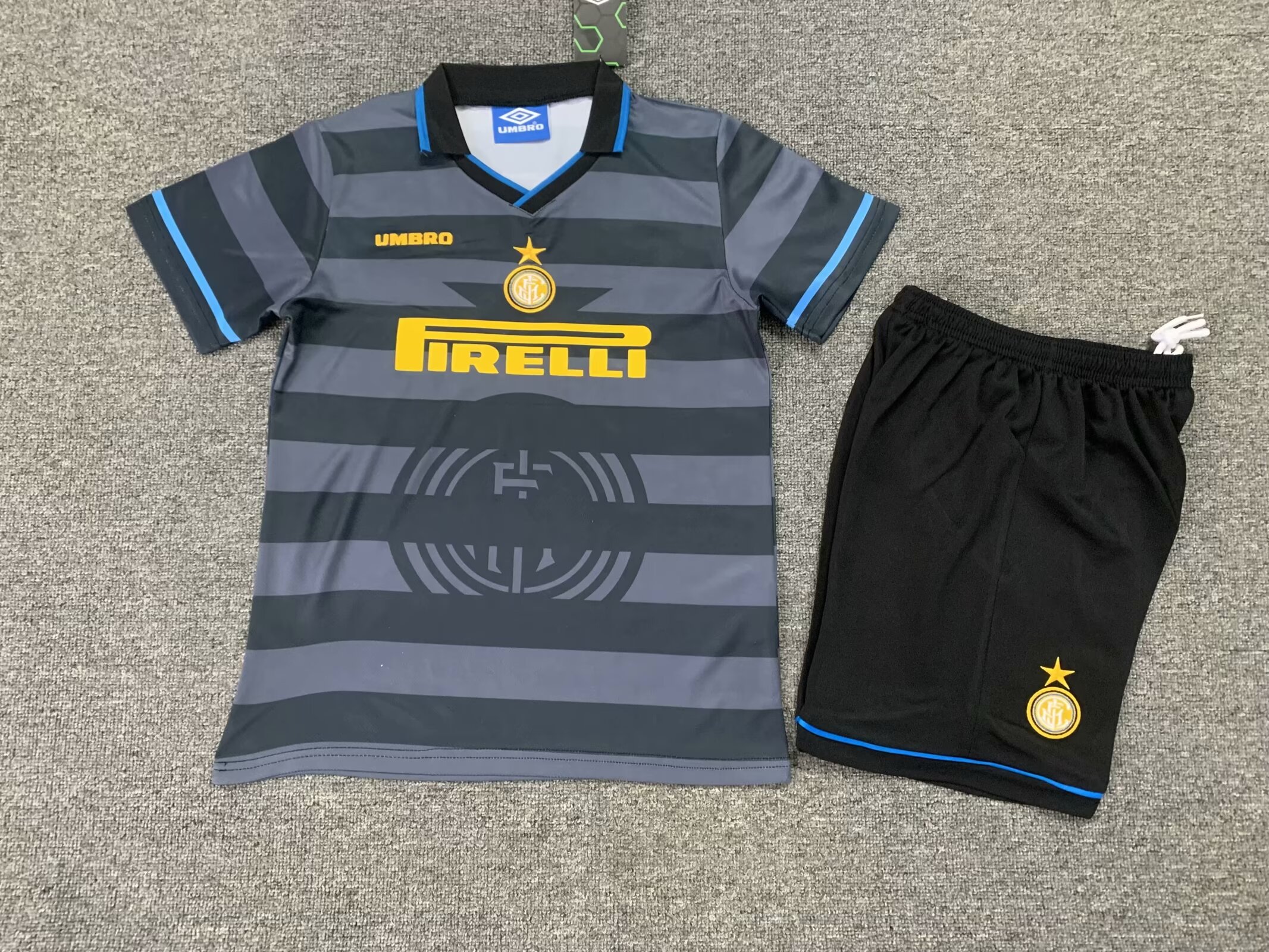 97-98 Inter Milan Third Kid Kit/97-98国米第二客场童装