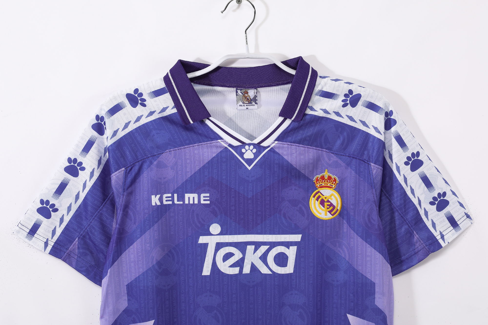 96-97 Real Madrid Away Retro Jersey/96-97皇马客场