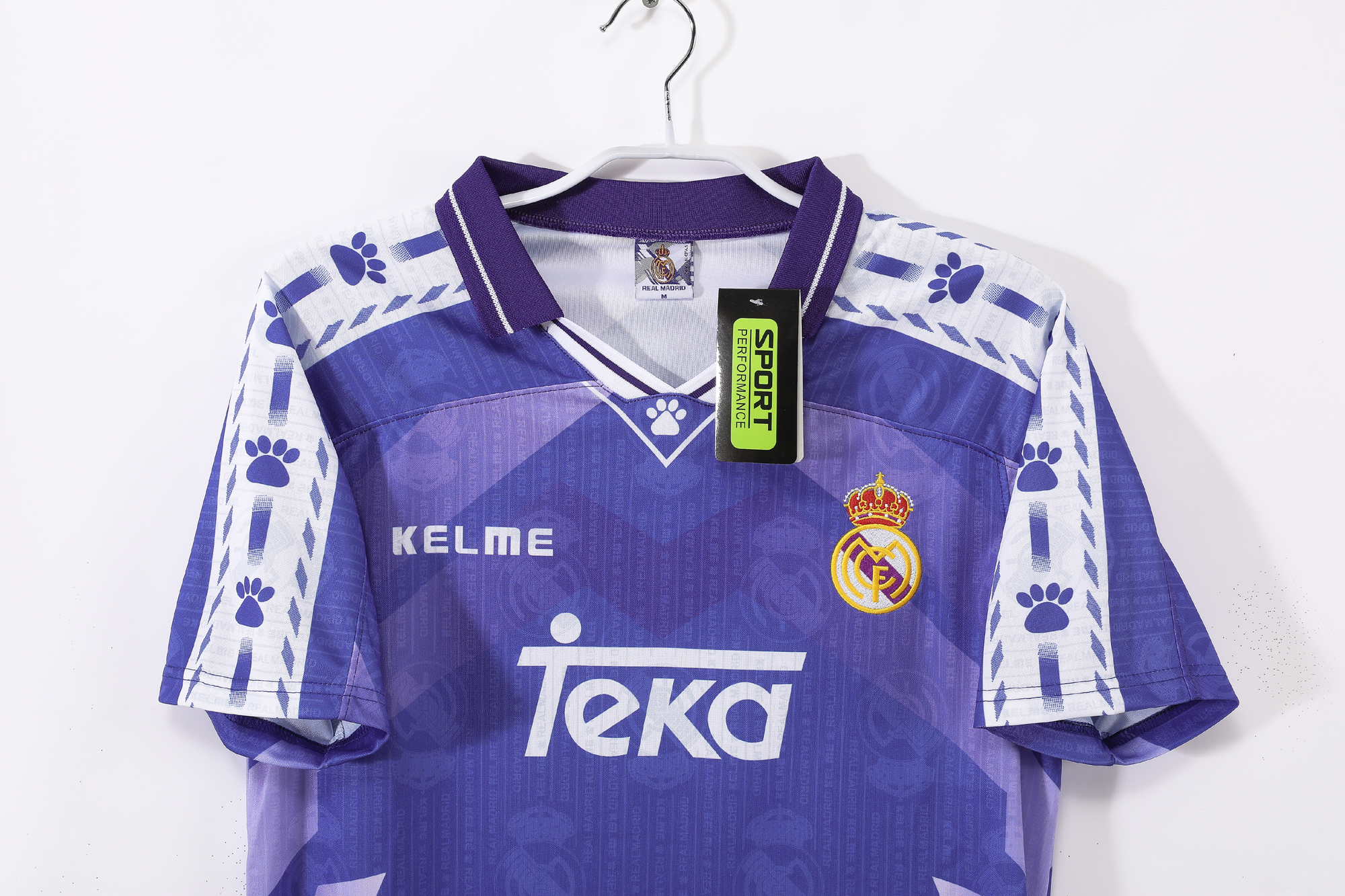 96-97 Real Madrid Away Retro Jersey/96-97皇马客场