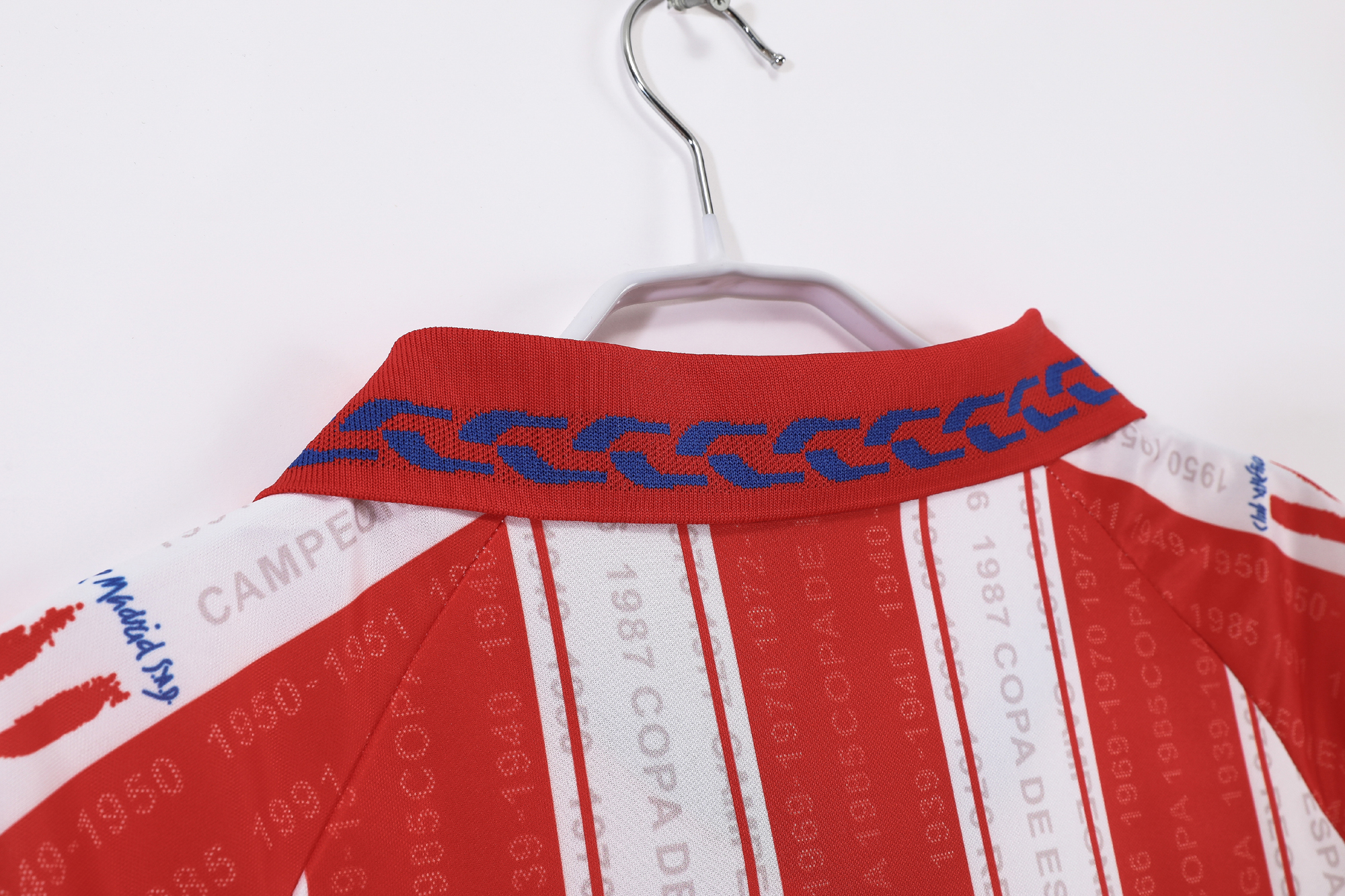 95-96 Atletico Madrid Home Retro Jersey/95-96马竞主场