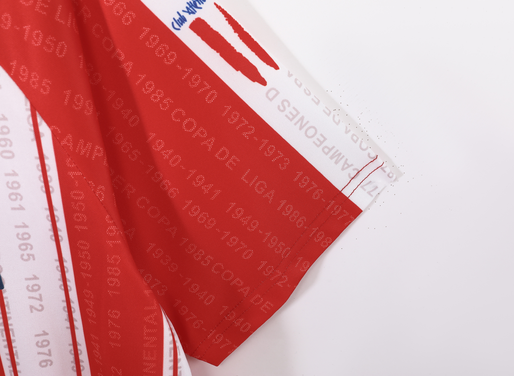 95-96 Atletico Madrid Home Retro Jersey/95-96马竞主场