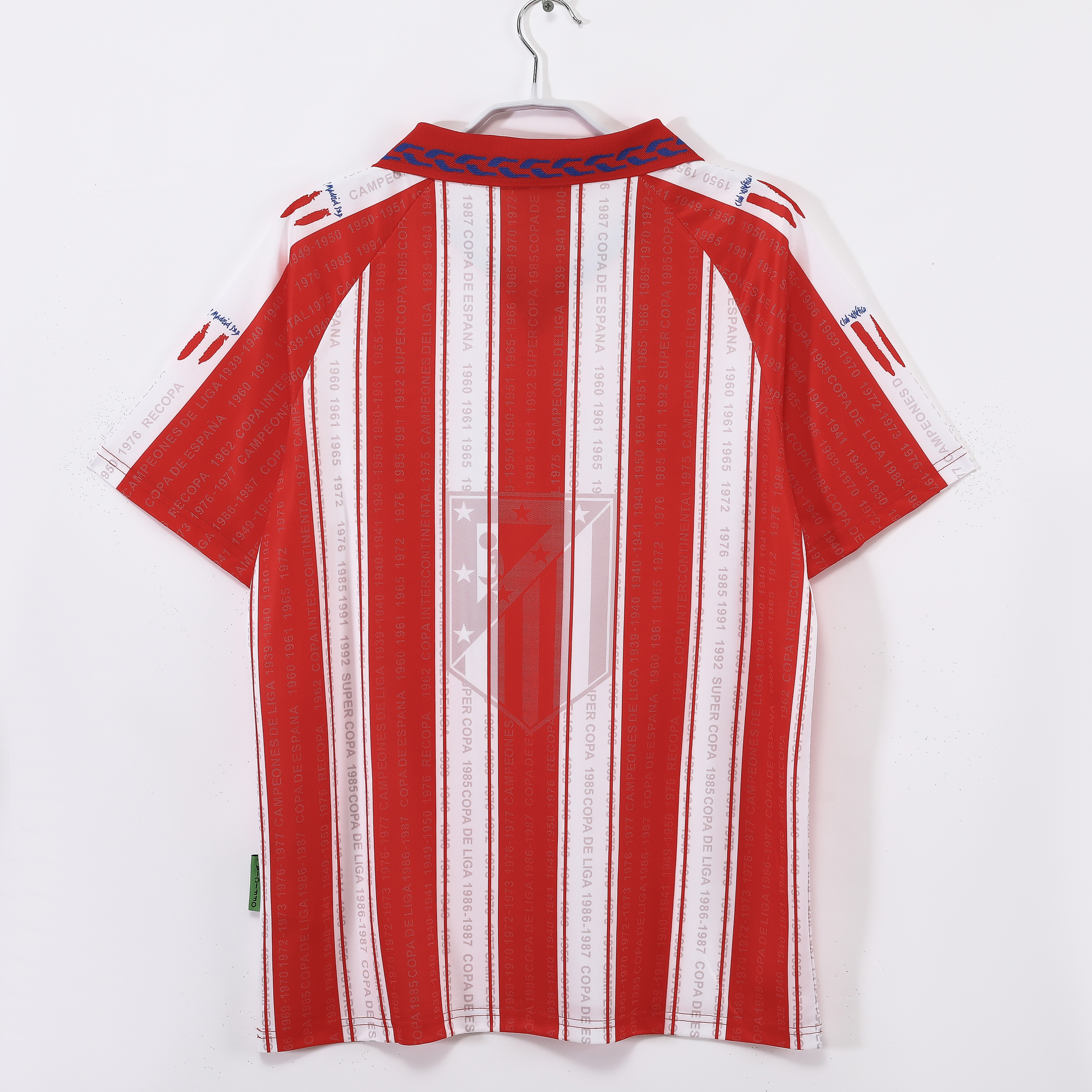 95-96 Atletico Madrid Home Retro Jersey/95-96马竞主场