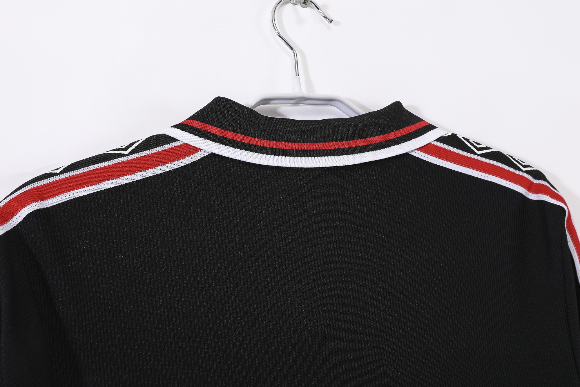 98-99 Manchester United Black Retro Long Sleeve Jersey/98-99曼联黑色长袖