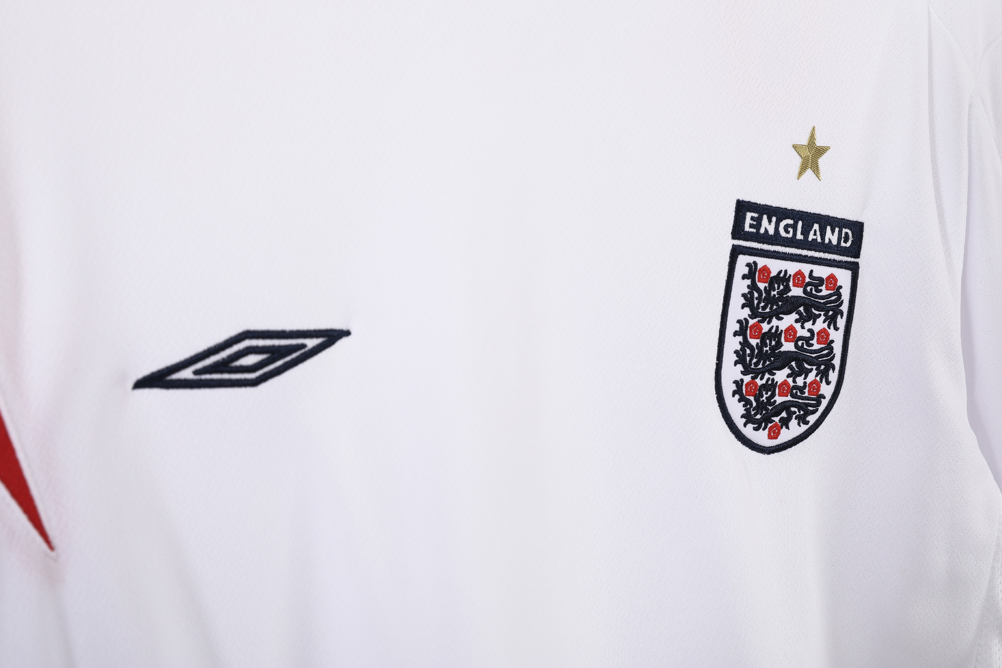 2006 England Home Long Sleeve Retro Jersey/2006英格兰主场长袖