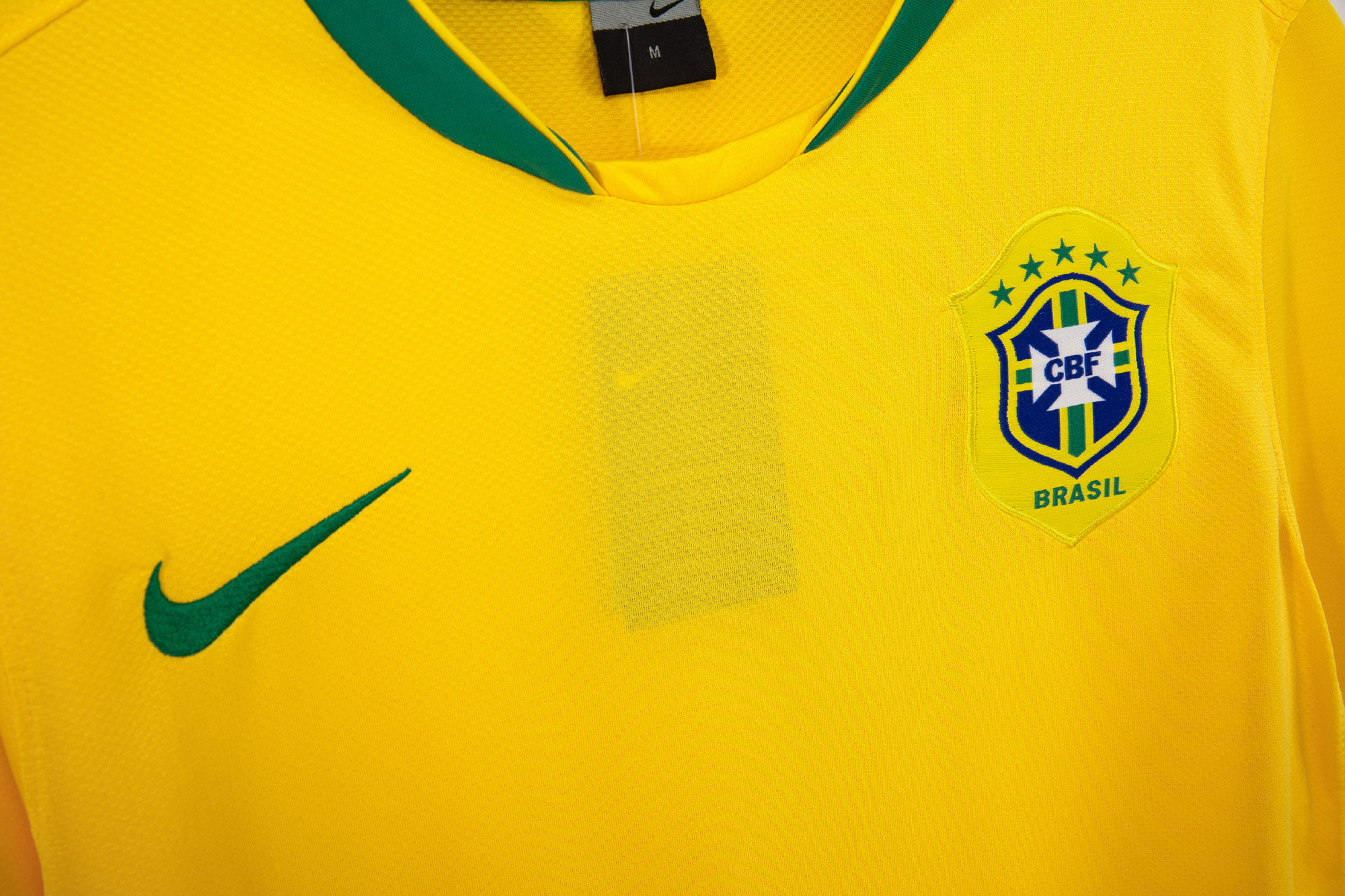 2006 Brazil Home Retro Jersey/2006巴西主场