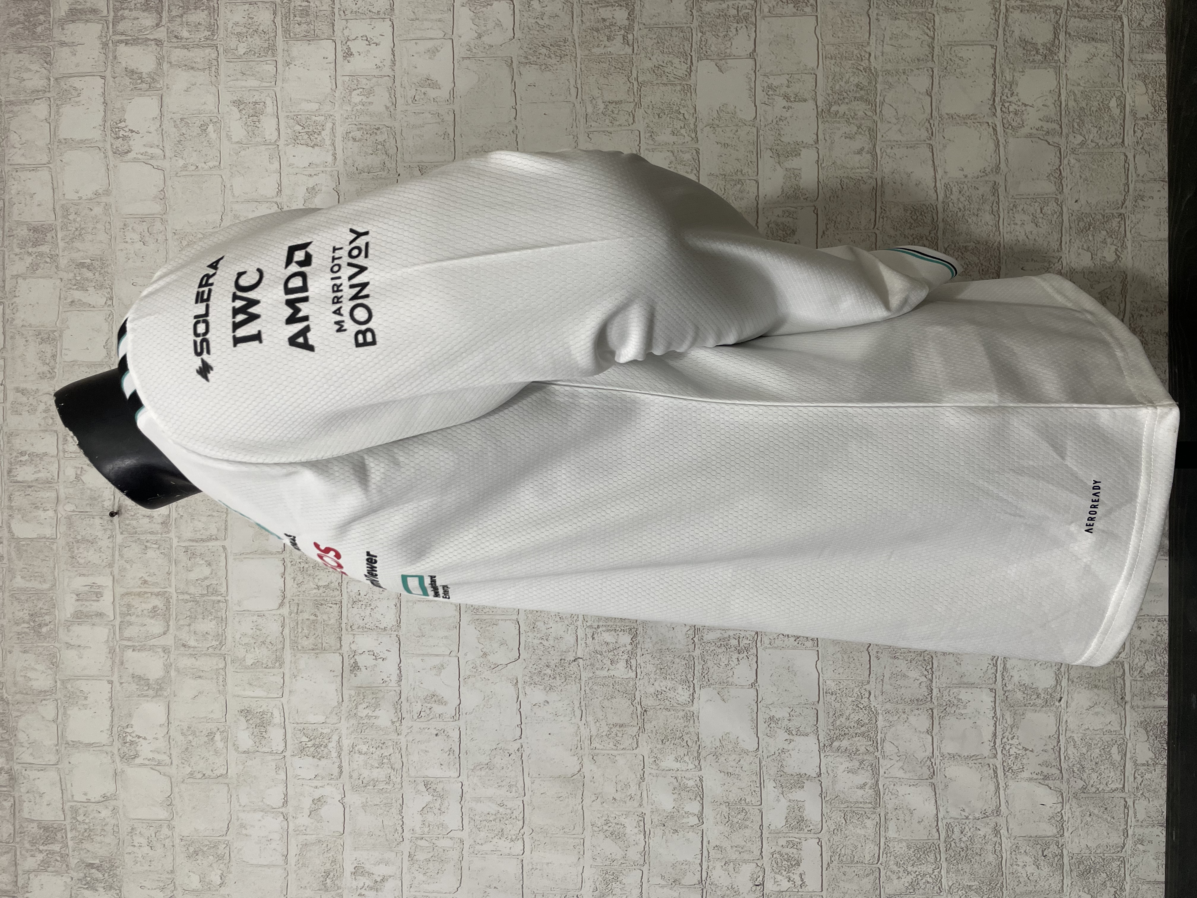 2025 F1 Mercedes White Long Sleeve  /2025 F1梅赛德斯白色长袖