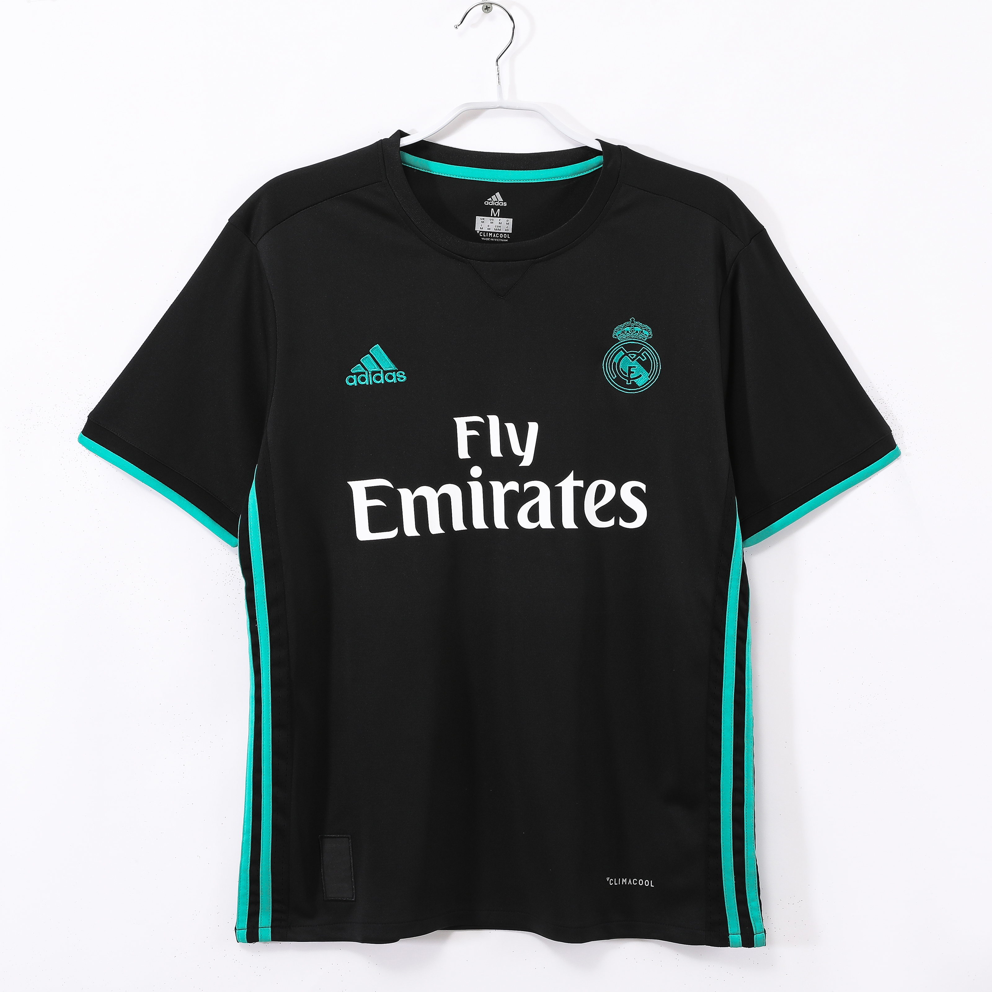 17-18 Real Madrid Away Black Retro Jersey/17-18皇马客场