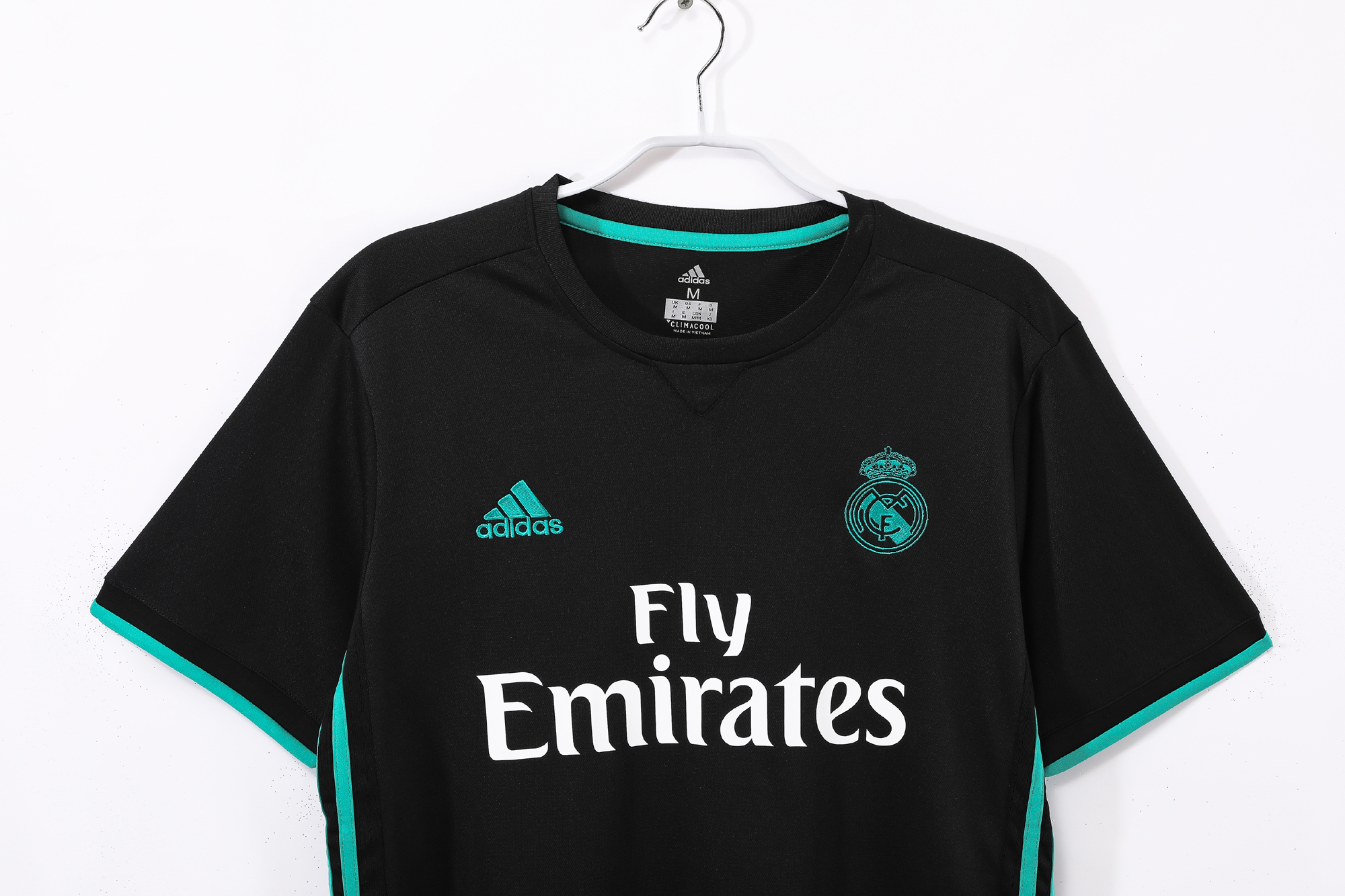 17-18 Real Madrid Away Black Retro Jersey/17-18皇马客场