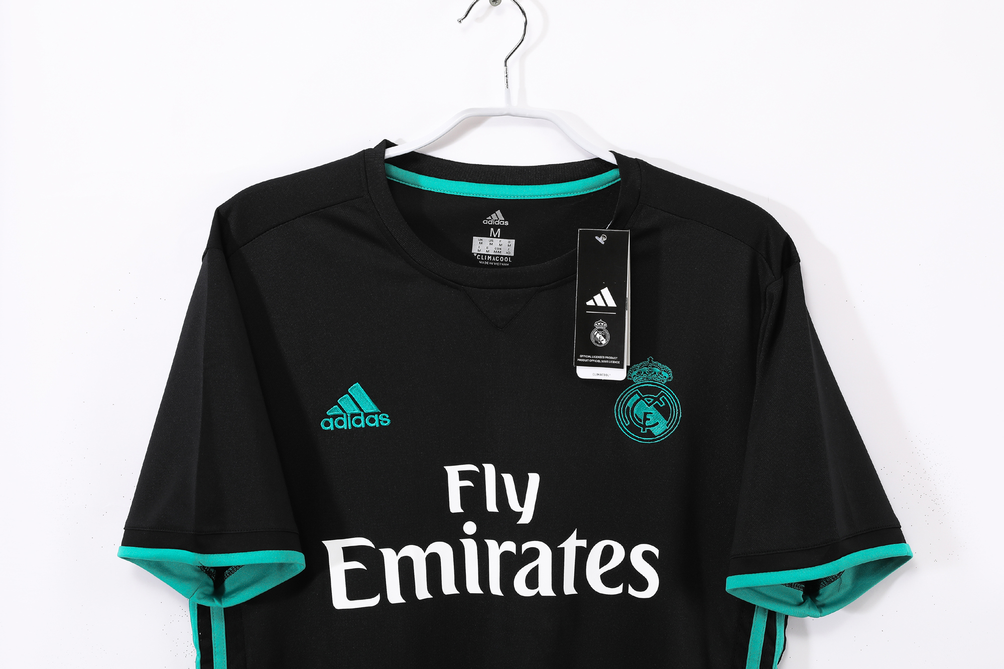 17-18 Real Madrid Away Black Retro Jersey/17-18皇马客场