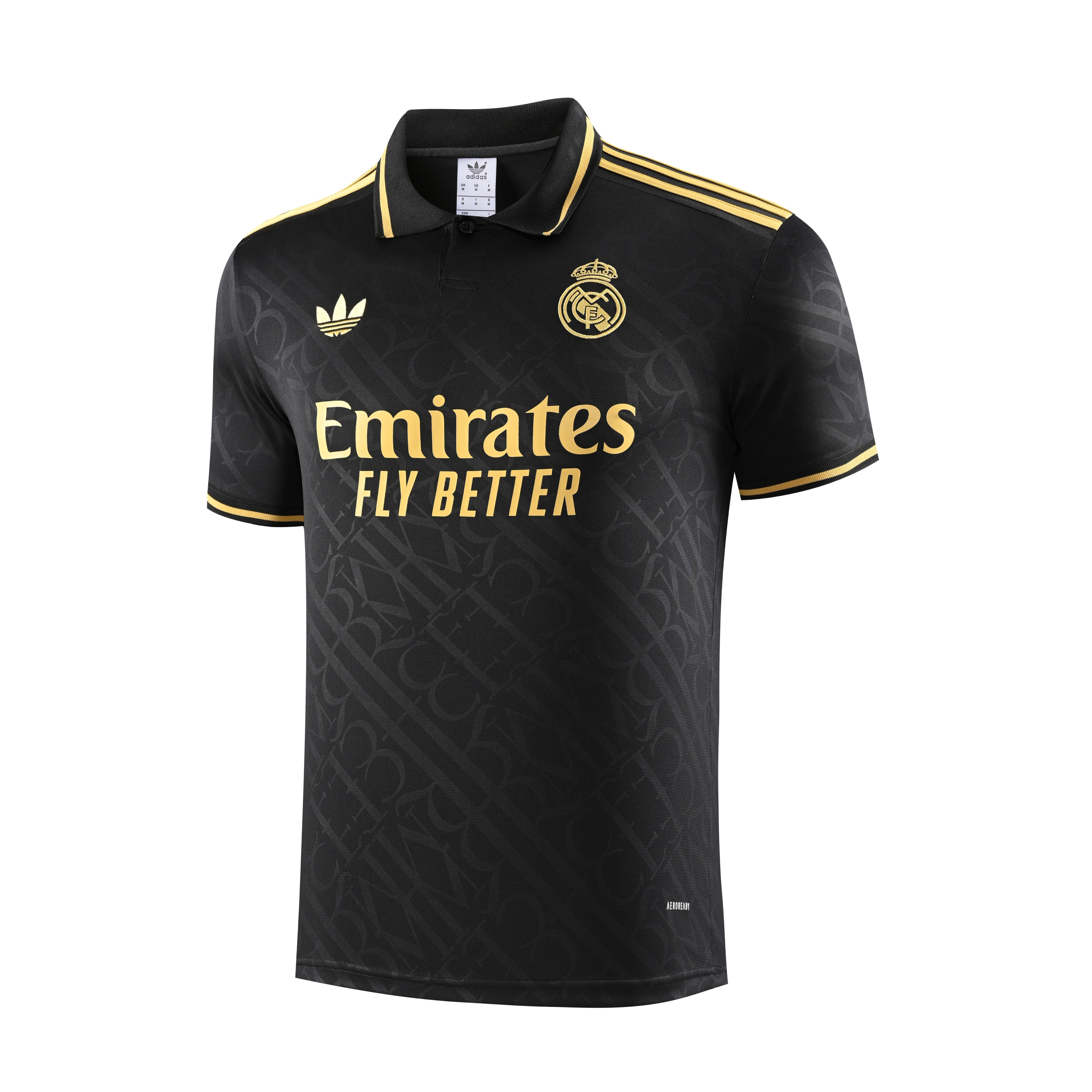 25-26 Real Madrid Black Polo/25-26皇马黑色Polo