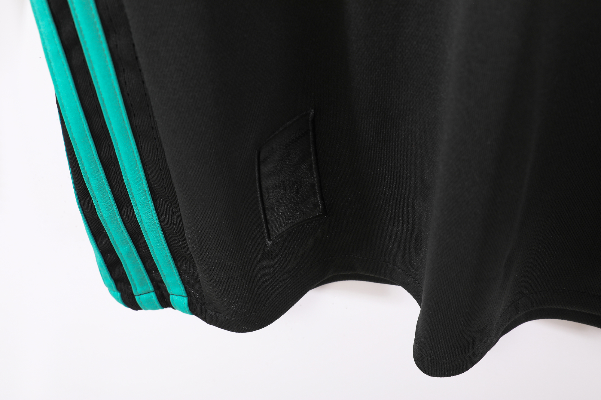 17-18 Real Madrid Away Black Long Sleeve Retro Jersey/17-18皇马客场长袖