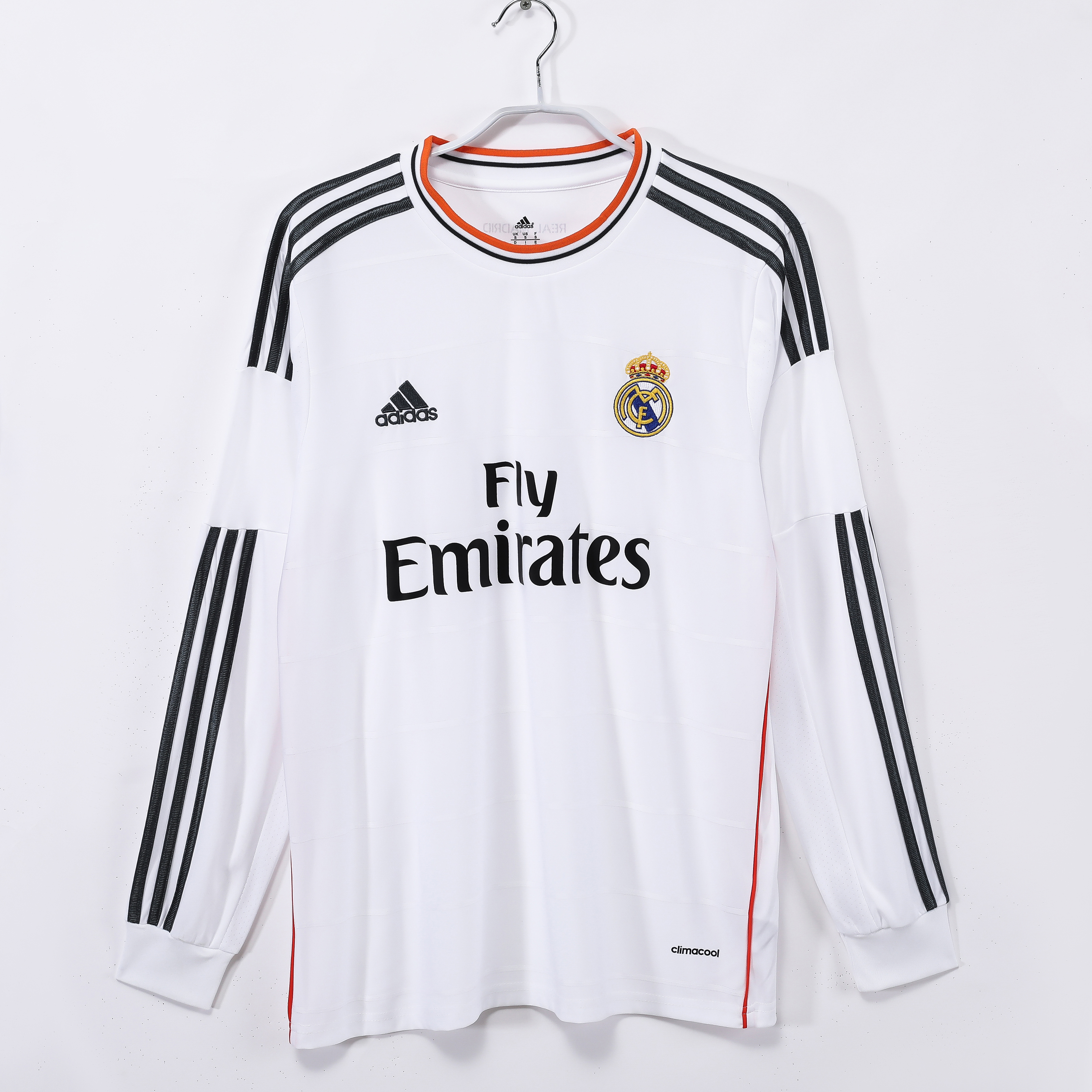 13-14 Real Madrid Home Retro Long Sleeve Jersey/13-14皇马主场长袖