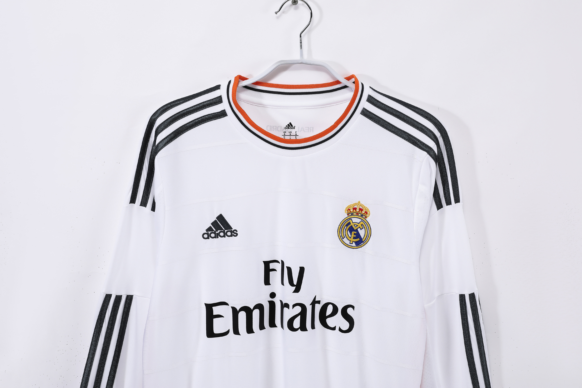 13-14 Real Madrid Home Retro Long Sleeve Jersey/13-14皇马主场长袖