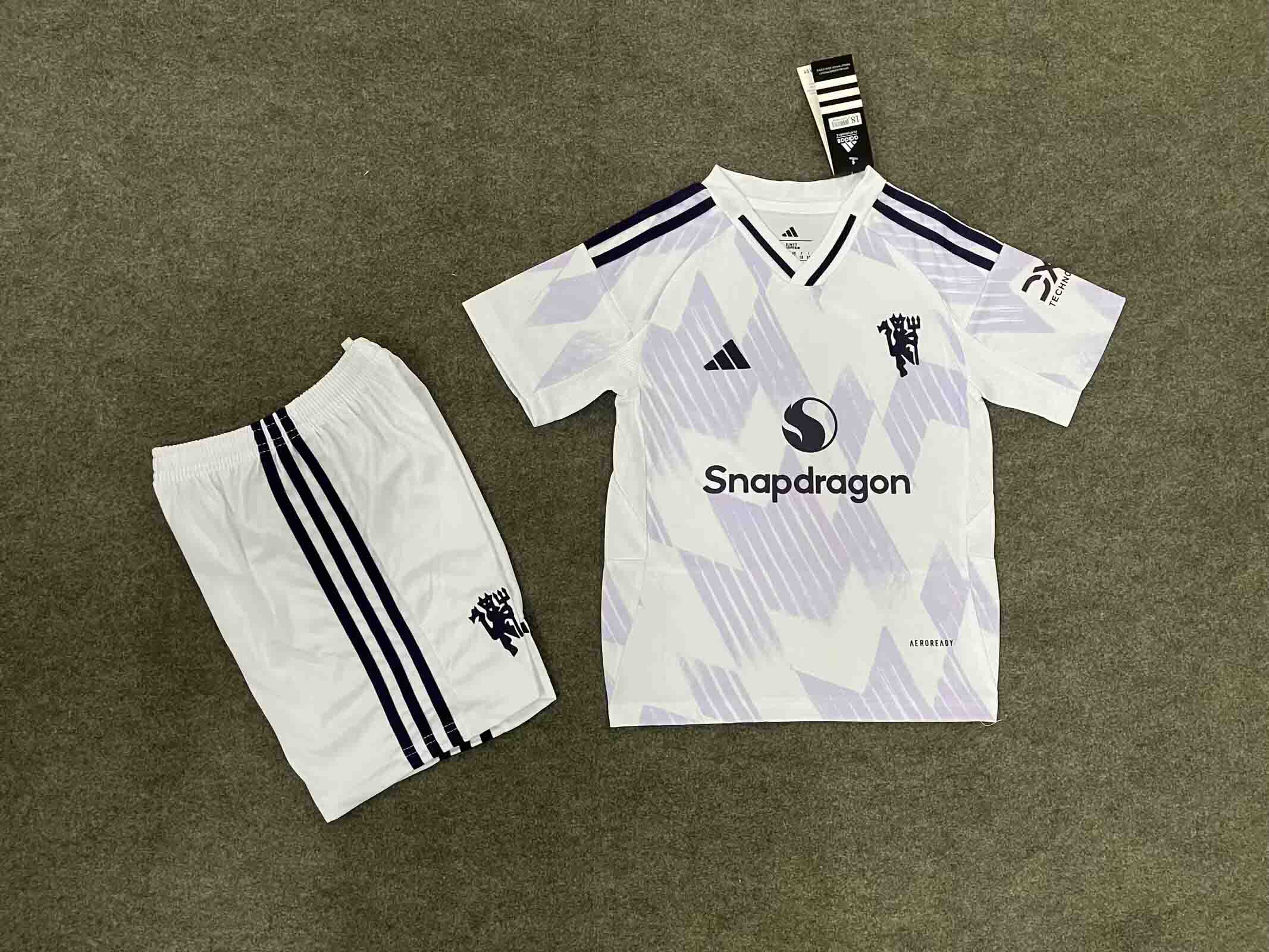 25-26 Manchester United Away Kid Kit/25-26 曼联客场童装