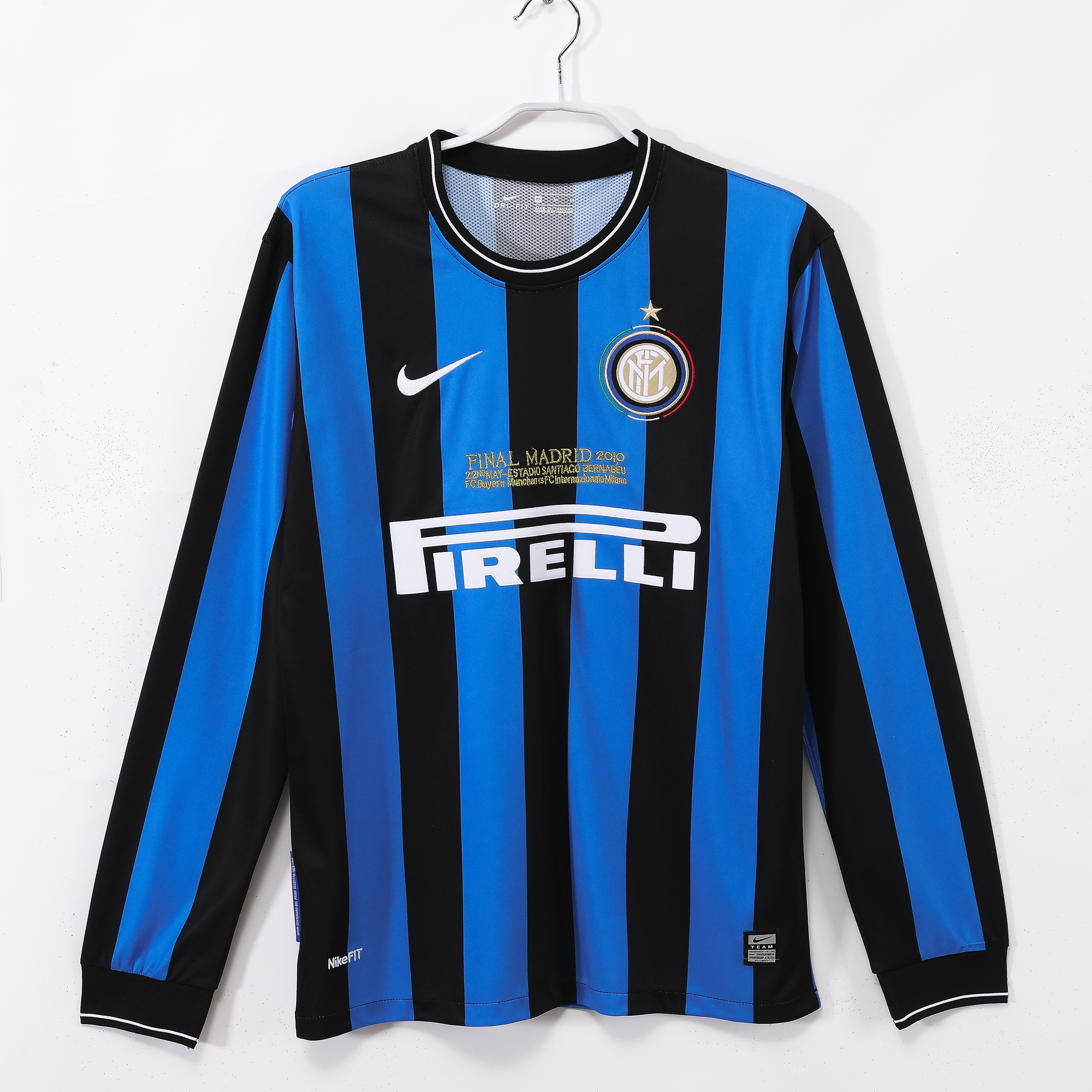 09-10 Inter Milan Home Retro Long Sleeve Jersey/09-10国米主场长袖