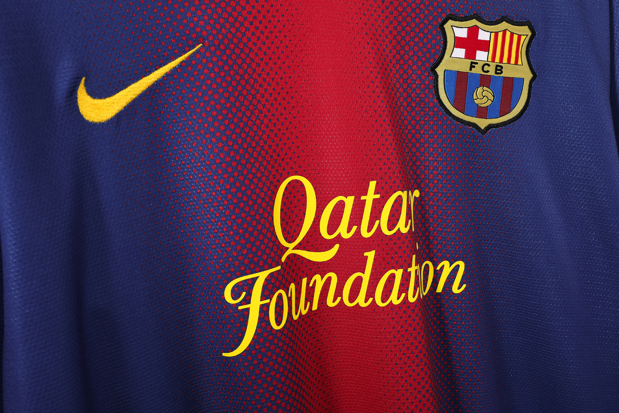 12-13 Barcelona Home  Long Sleeve Retro Jersey/12-13巴萨主场长袖