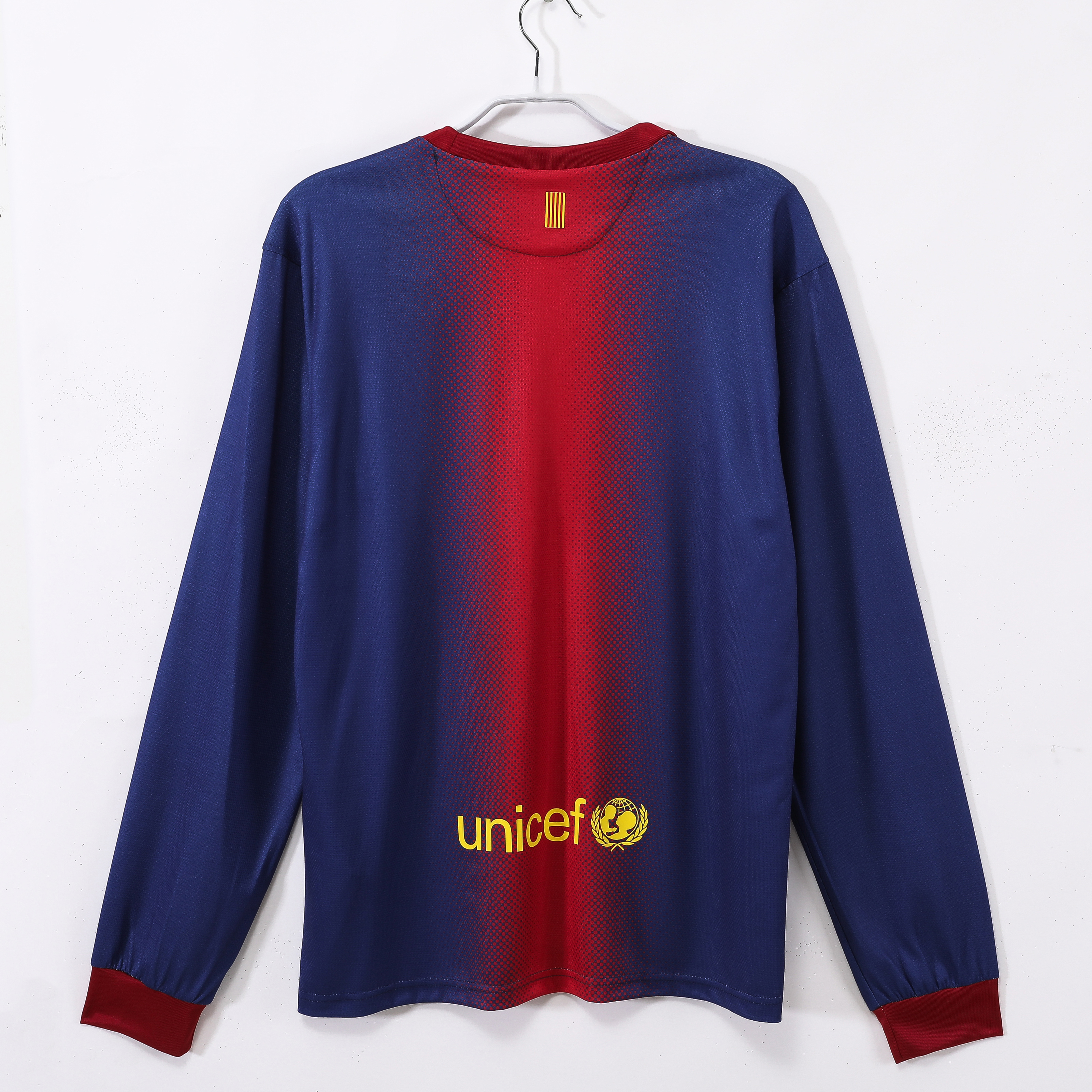 12-13 Barcelona Home  Long Sleeve Retro Jersey/12-13巴萨主场长袖
