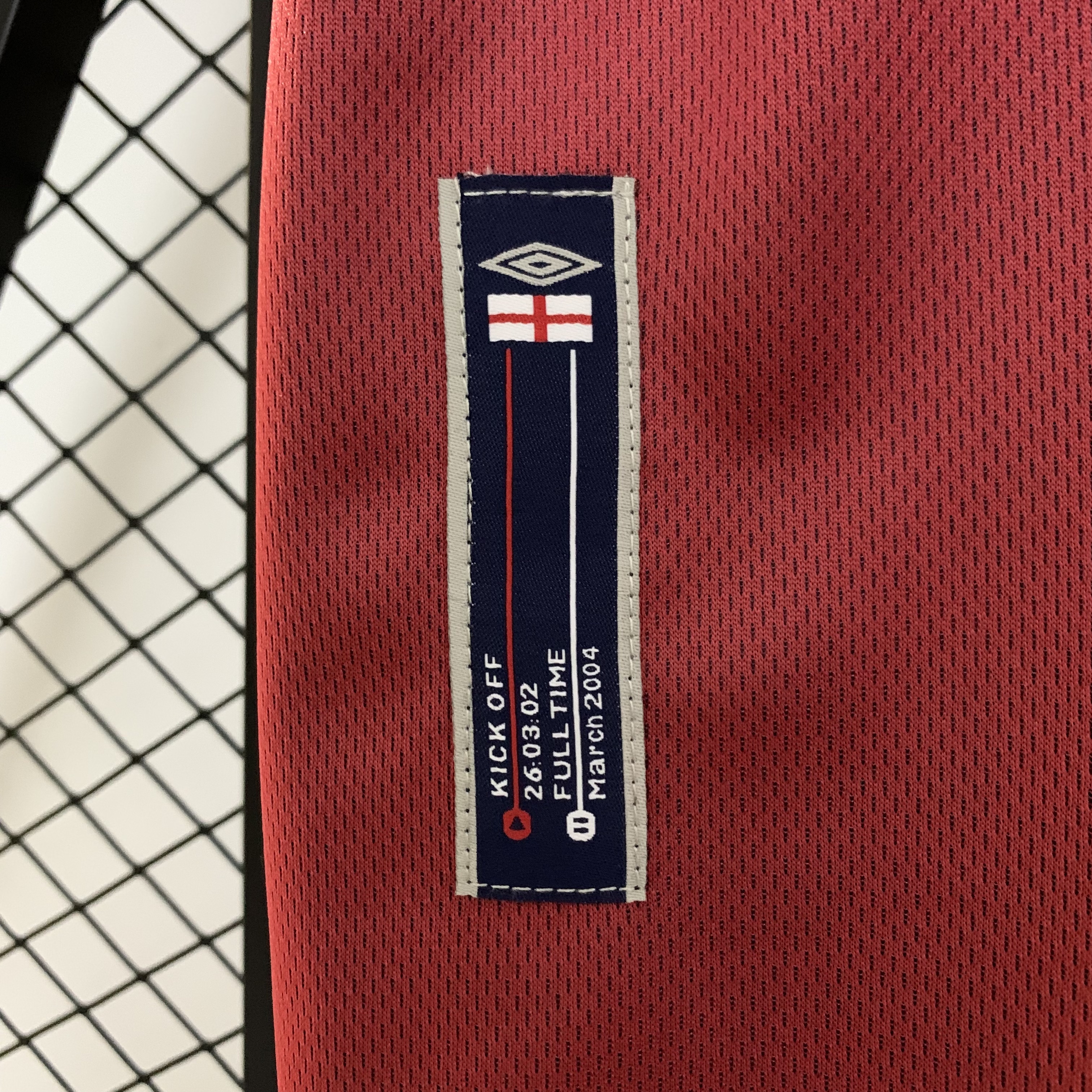 2002 England Away Retro Jersey/2002 英格兰客场