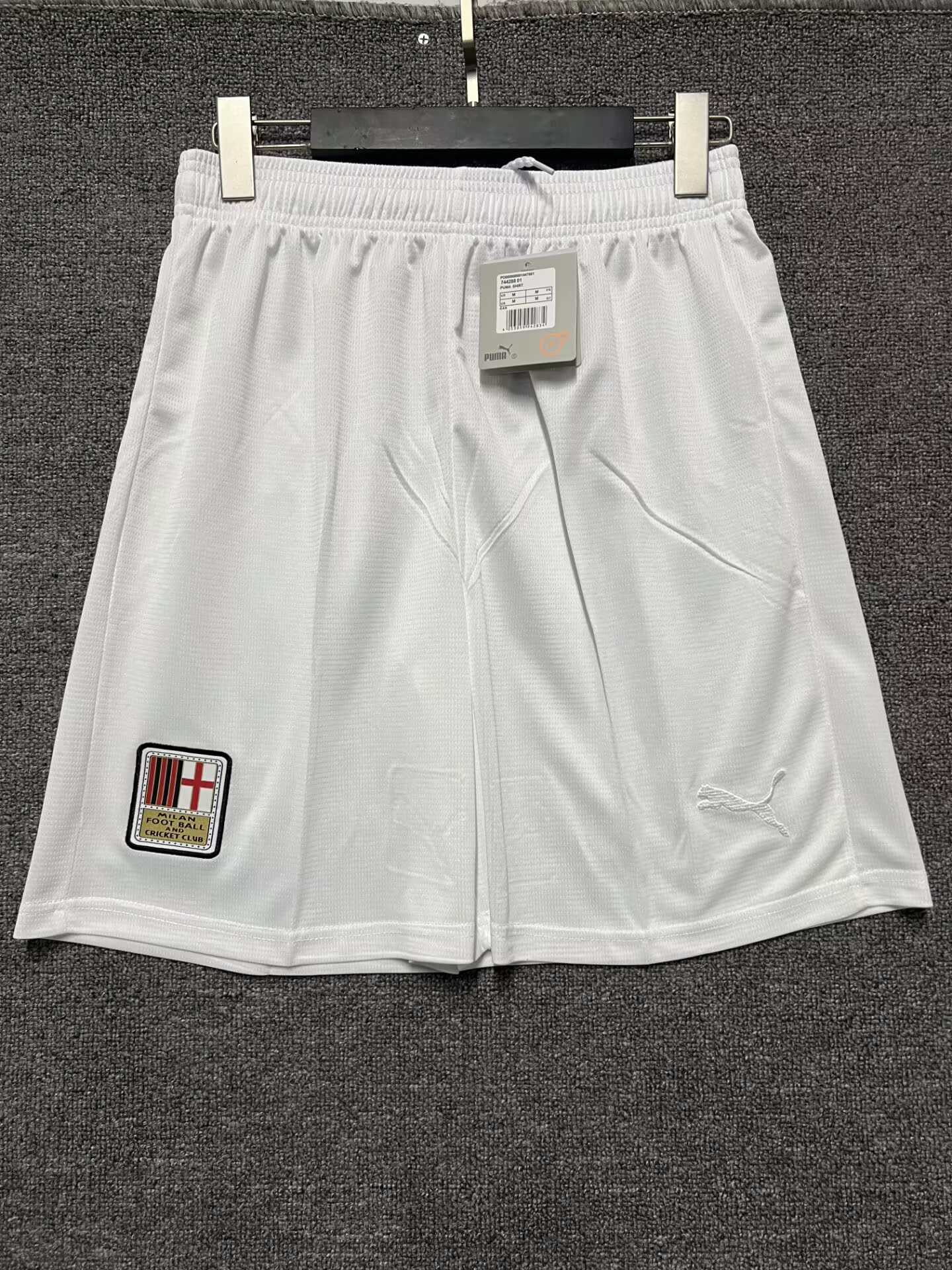 24-25 AC Milan 125th Anniversary White Shorts/24-25 AC米兰125周年白色短裤