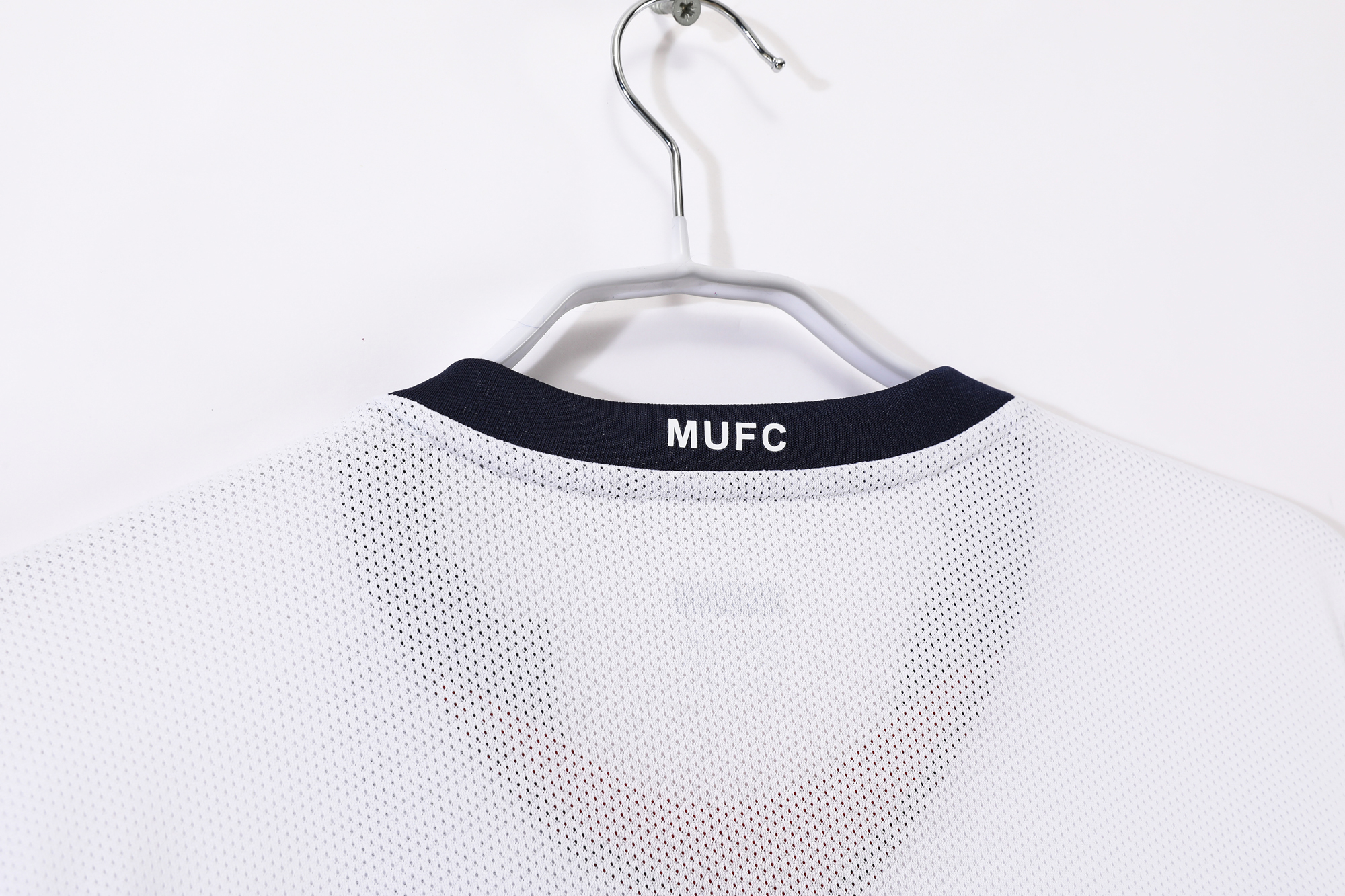 08-09 Manchester United Champions League away white Long Sleeve jersey/08-09 曼联客场球迷,欧冠版长袖