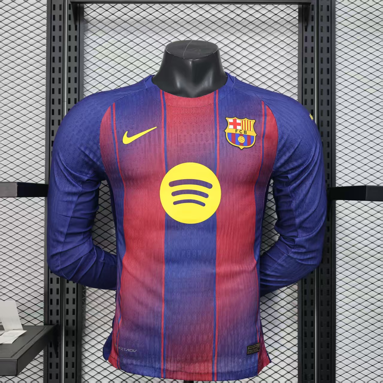 25-26 Barcelona Home Player Long Sleeve Jersey/ 25-26 巴萨主场球员长袖