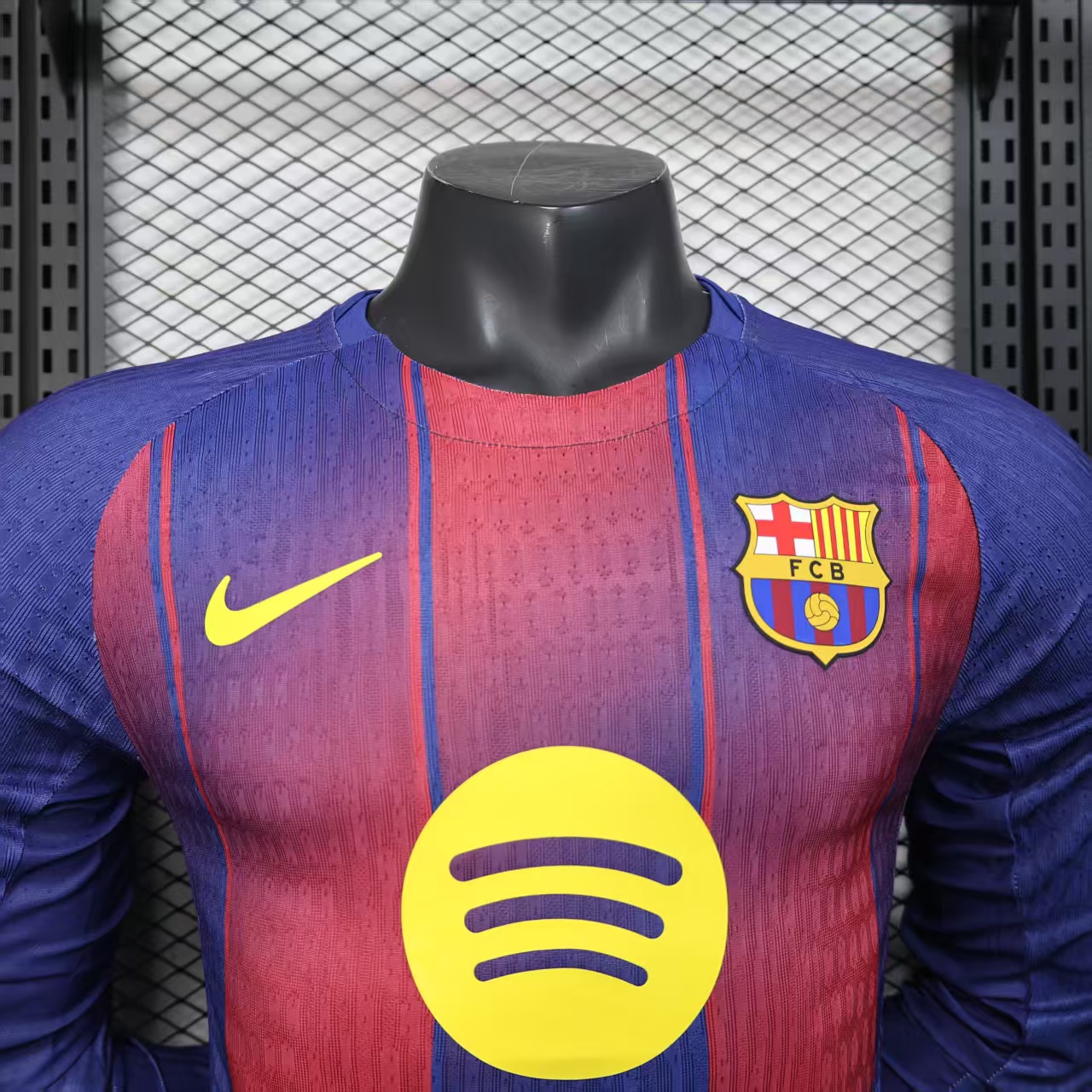 25-26 Barcelona Home Player Long Sleeve Jersey/ 25-26 巴萨主场球员长袖
